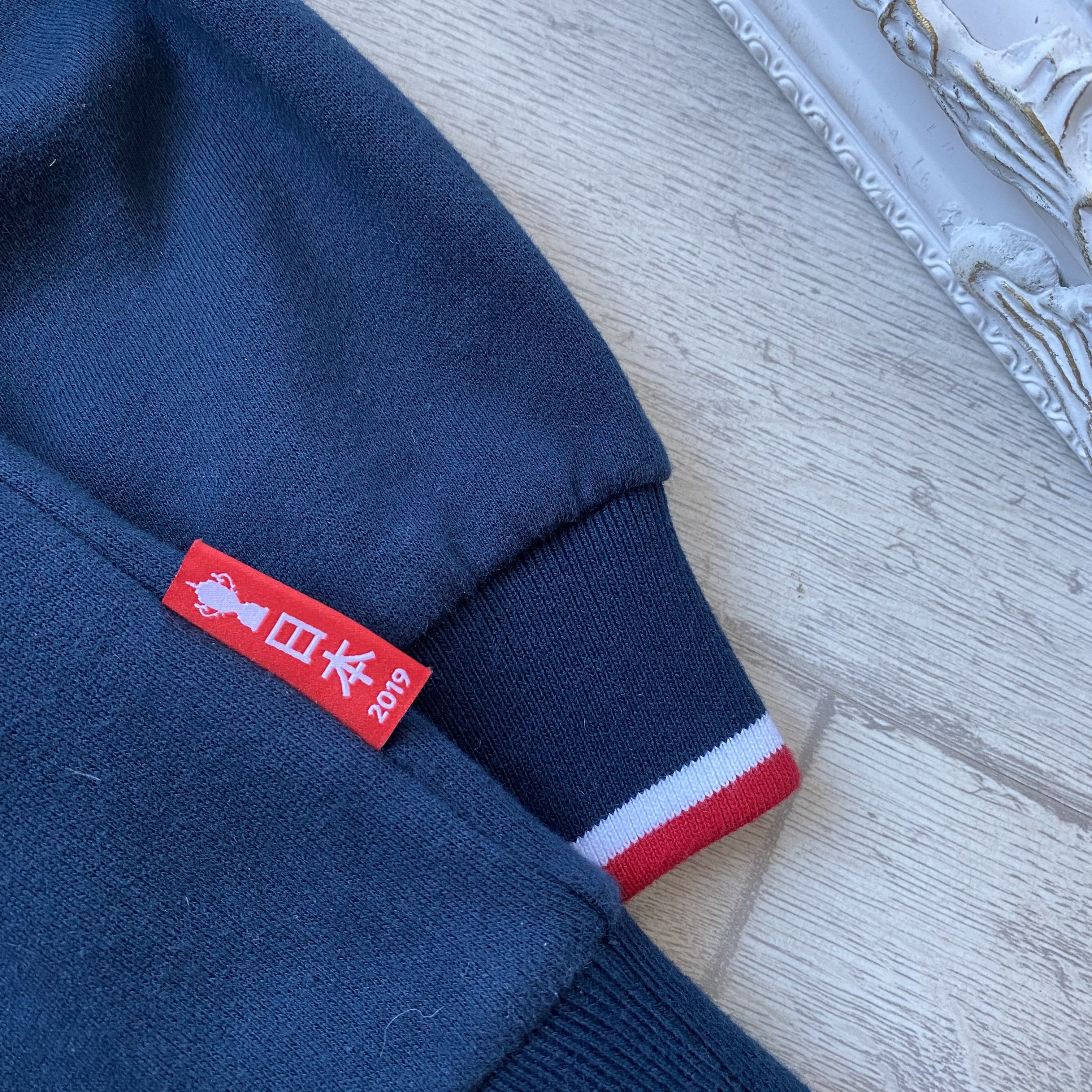 Cotton Traders 🏈 England Japan Rugby Jersey Hoodie Blockore Streetwear Size US L / EU 52-54 / 3 - 4 Thumbnail