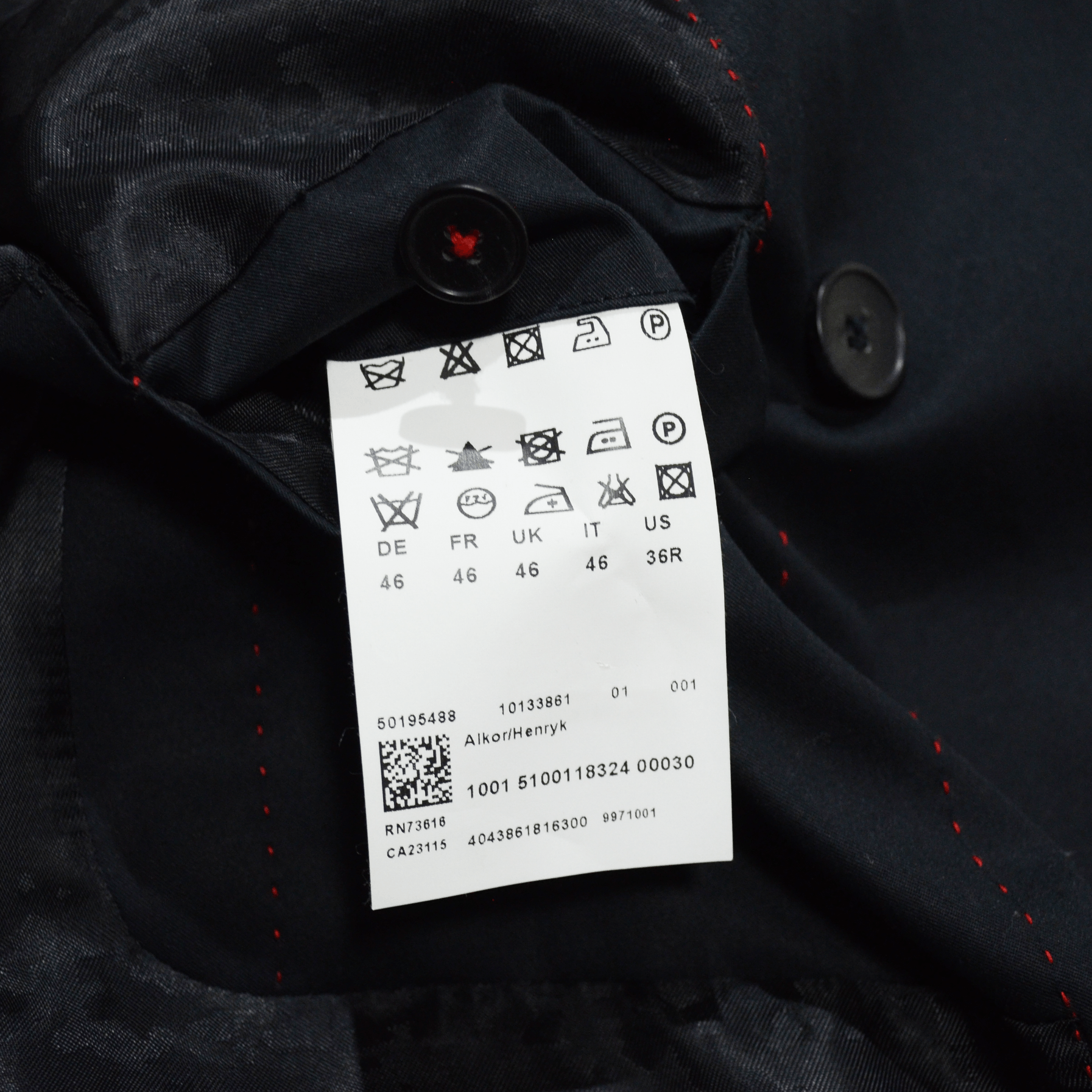 Hugo Boss × Vintage Vintage Hugo Boss Double Breasted Cashmere Blazer Jacket Size 36R - 10 Thumbnail