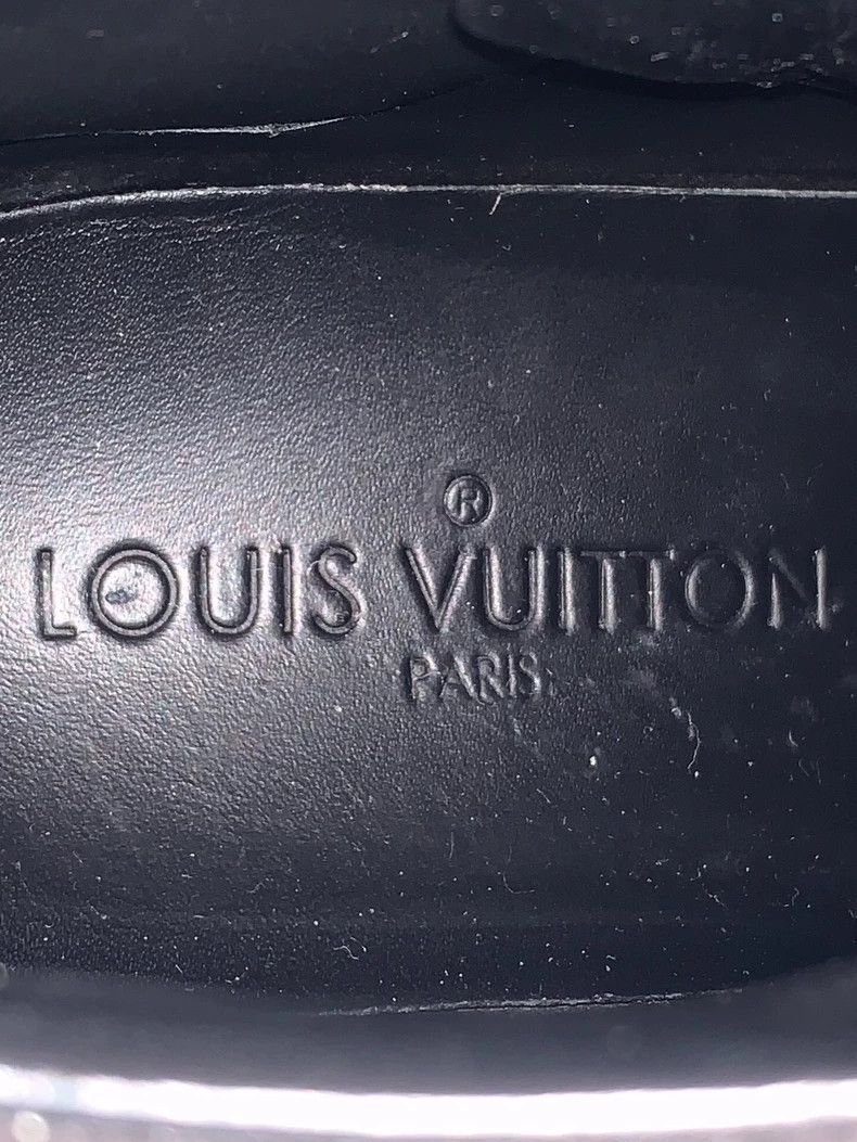 Louis Vuitton Louis Vuitton Black logo patchwork leather lace-up high-to Size US 5.5 / IT 35.5 - 6 Thumbnail