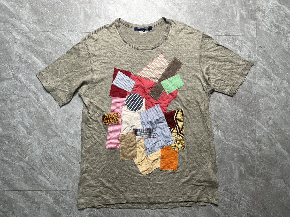 Junya Watanabe Junya Watanabe S/S 16 Linen Patchwork Shirt Size US L / EU 52-54 / 3 - 1 Thumbnail