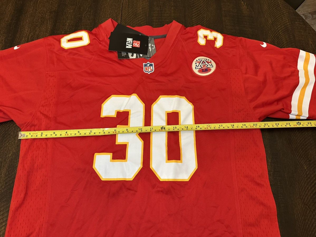 Nike NWT Dicaprio Bootle #30 Kansas City Chiefs Jersey-Size XL Size US XL / EU 56 / 4 - 8 Thumbnail