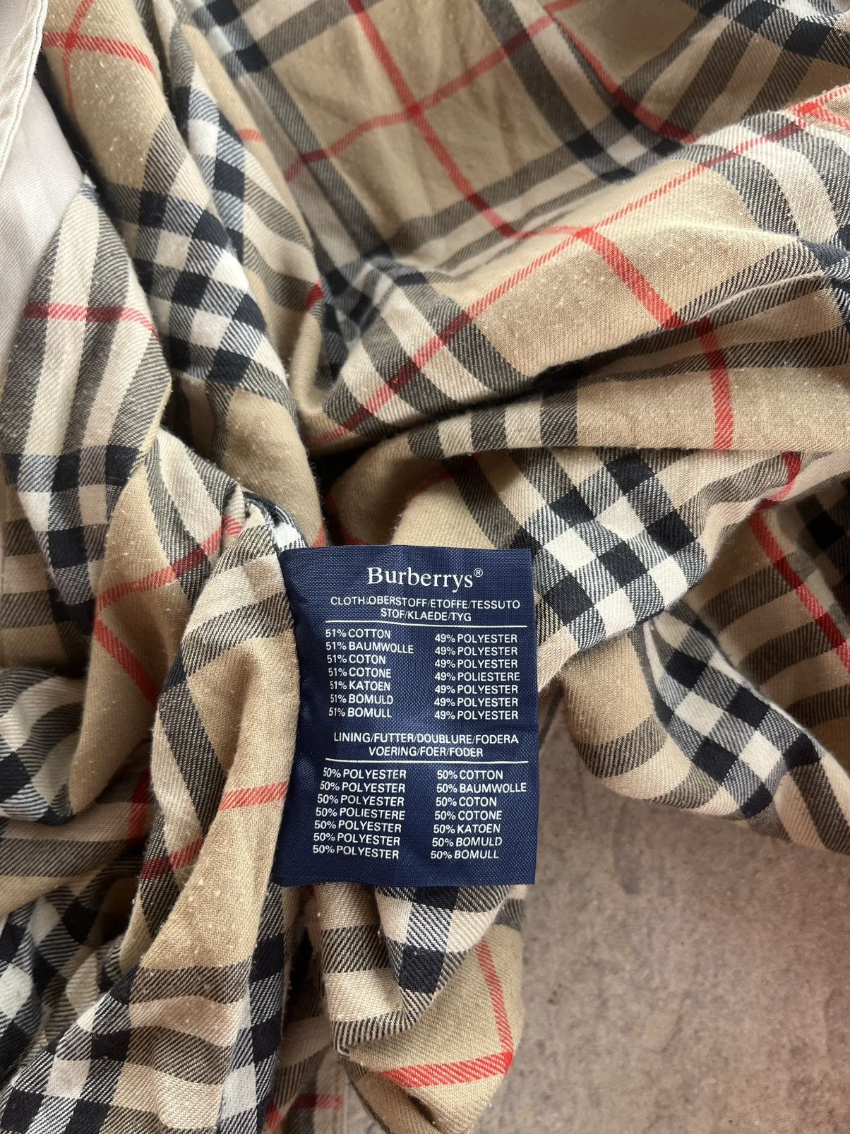 Burberry Vintage burberry nova check lined trench coat Size US XL / EU 56 / 4 - 9 Thumbnail