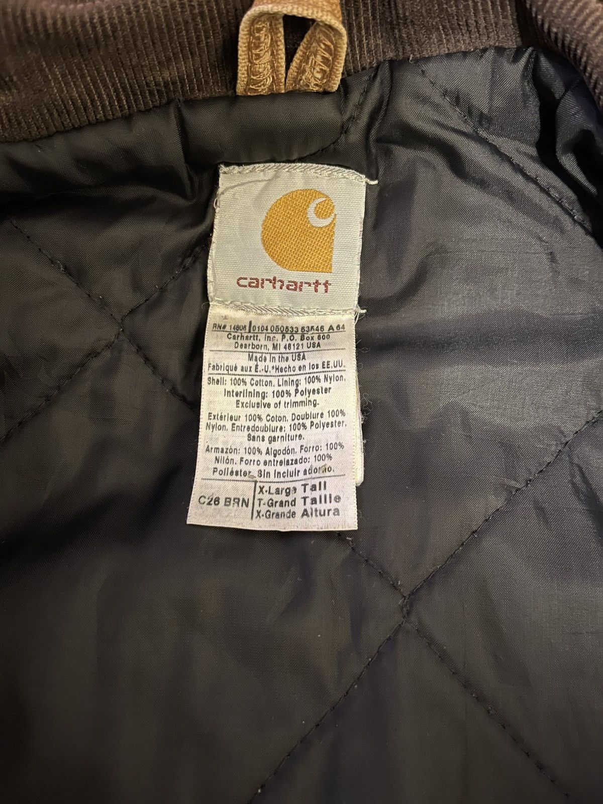 Carhartt Vintage Carhartt C26 CHT "Duck Canvas" 90s Size US XL / EU 56 / 4 - 4 Thumbnail