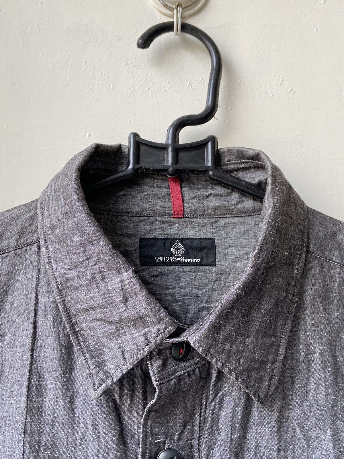 Designer × Japanese Brand 291295 Homme Grey Shirt Size US S / EU 44-46 / 1 - 14 Thumbnail