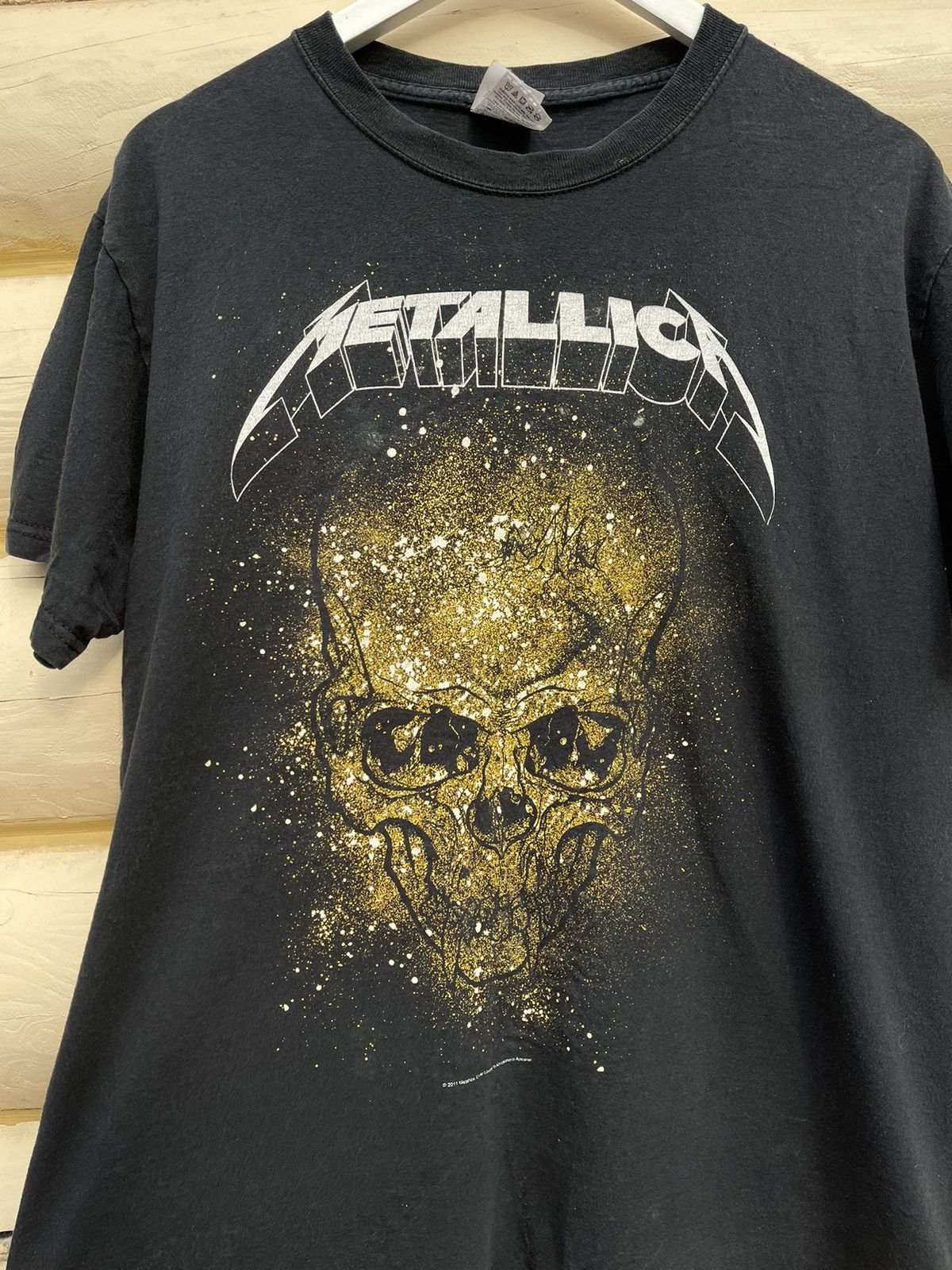 Metallica scull vintage black t-ahirt tee