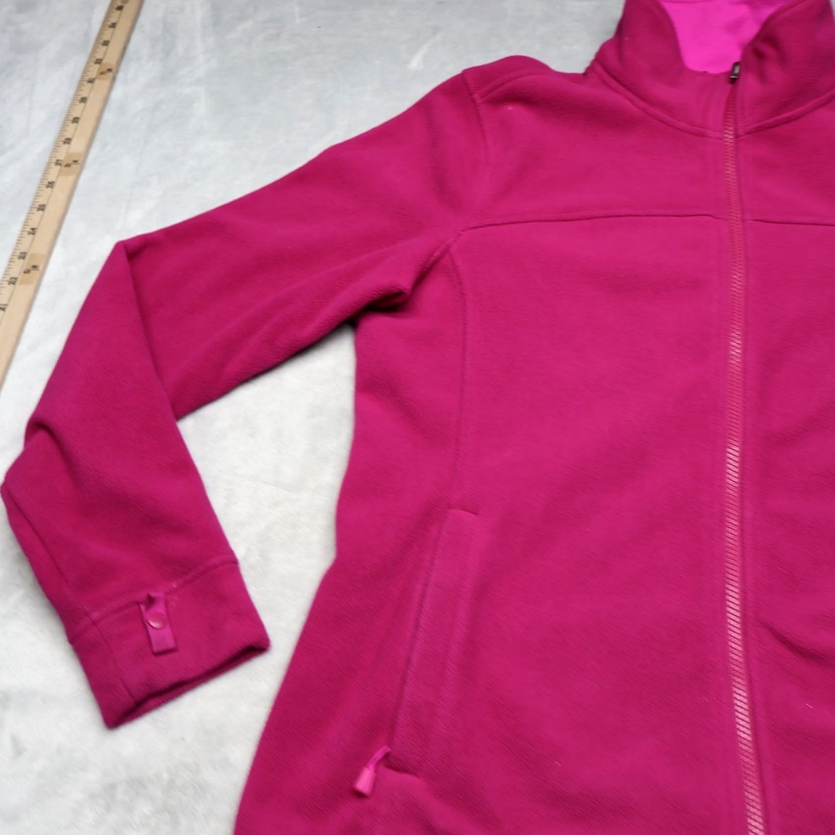The North Face Jacket Womens L Pink North Face Fleece Full Zip Polartec Outdoor Winter Soft Size L / US 10 / IT 46 - 2 Thumbnail