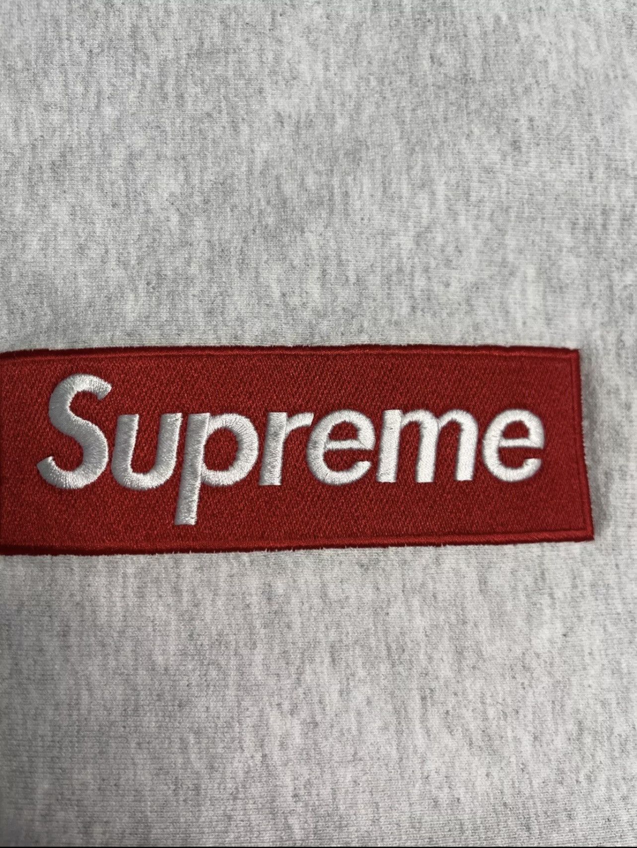 Supreme Supreme Box Logo Crewneck Ash Grey (FW18) Size US M / EU 48-50 / 2 - 4 Thumbnail