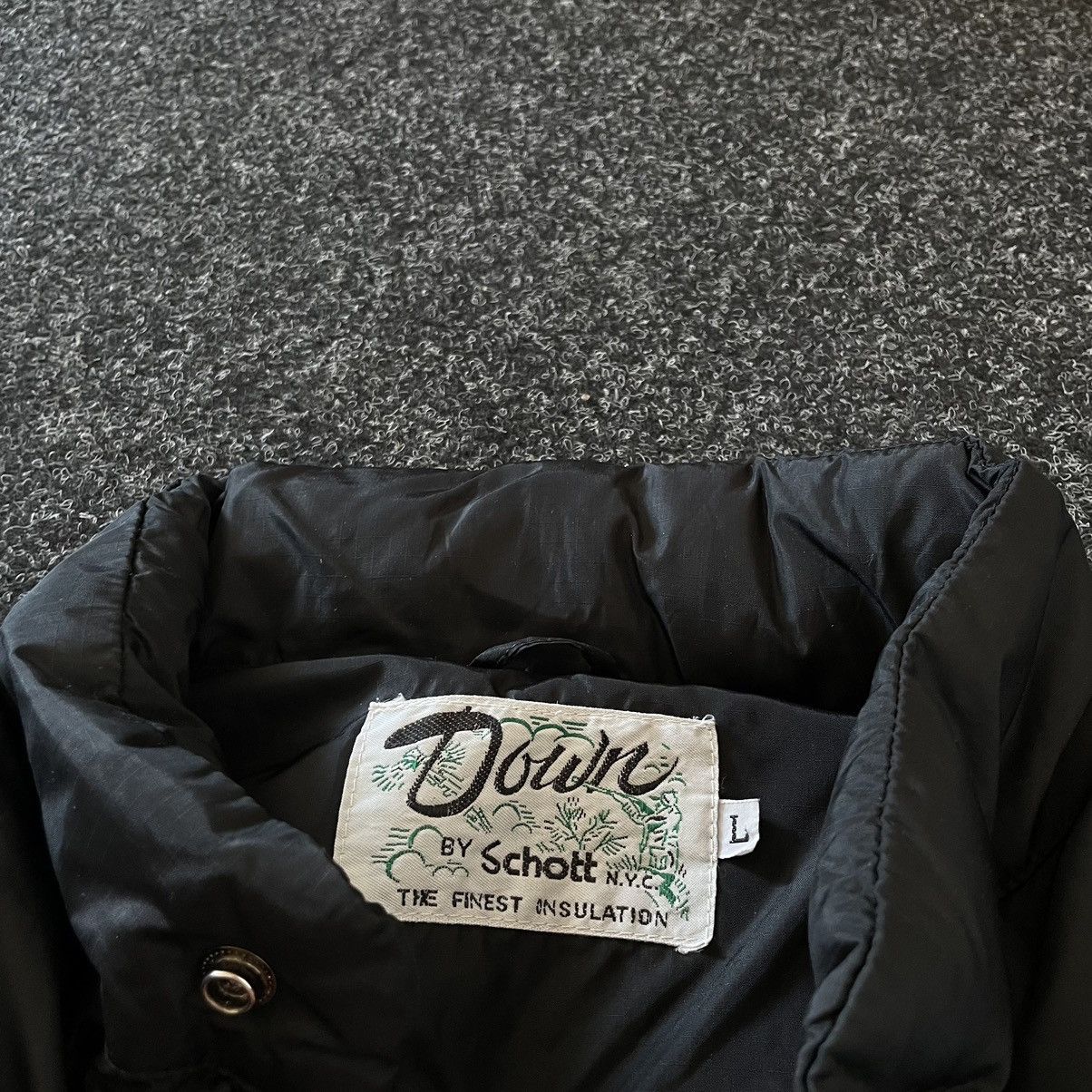 Schott Schott 90s bomber down jacket puffer ma-1 military fly vint Size US L / EU 52-54 / 3 - 2 Thumbnail