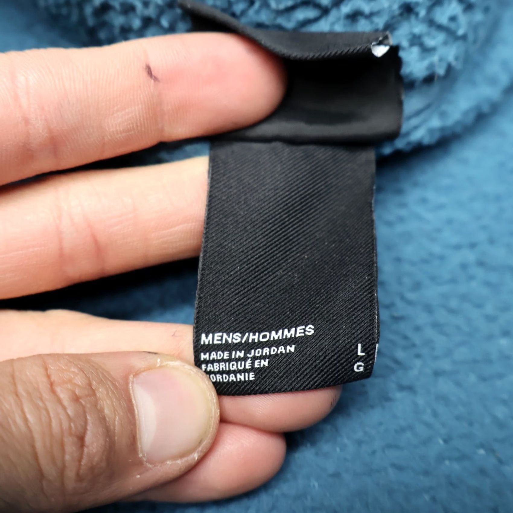 The North Face The North Face Sweater Mens L Blue Fleece Pullover 1/4 Zip Outdoor Mock Neck Zip Pockets Size US L / EU 52-54 / 3 - 6 Thumbnail
