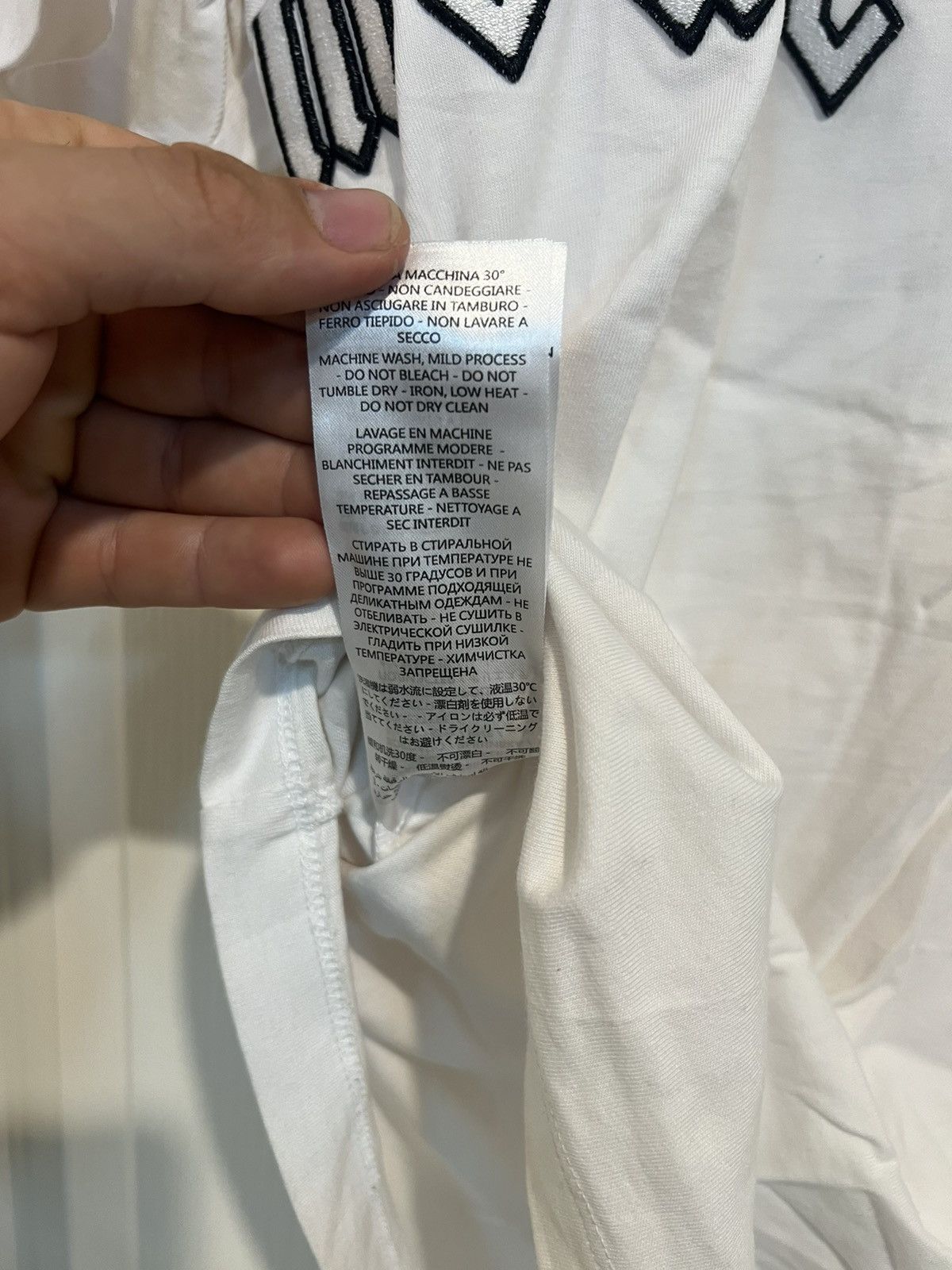 Alexander McQueen × McQ Alexander McQueen McQ Alexander McQueen Gothic Font Tee Size US L / EU 52-54 / 3 - 6 Thumbnail