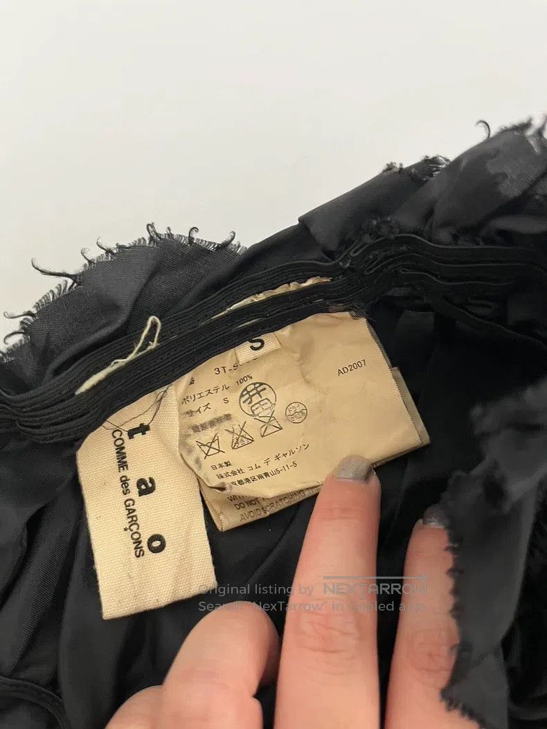 Comme des Garcons Comme Des Garcons size S Black Tailored Skirt Lining Skirt Size 24" / US 00 / IT 34 - 5 Thumbnail