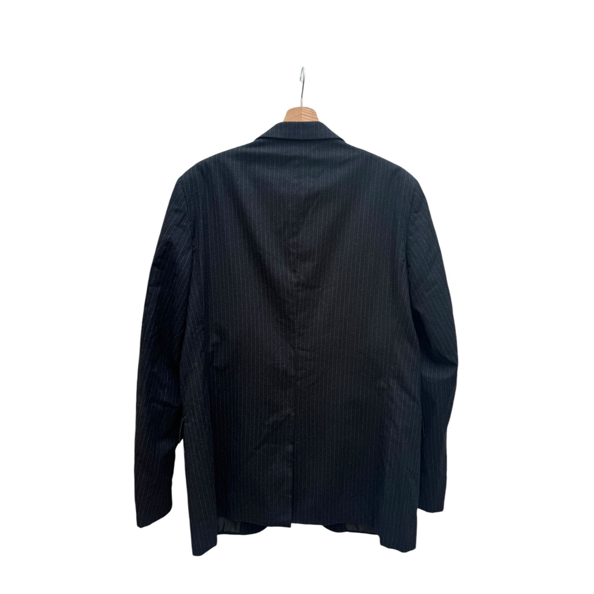 Jil Sander Dark Grey Striped Wool Suit Size 42R - 4 Thumbnail