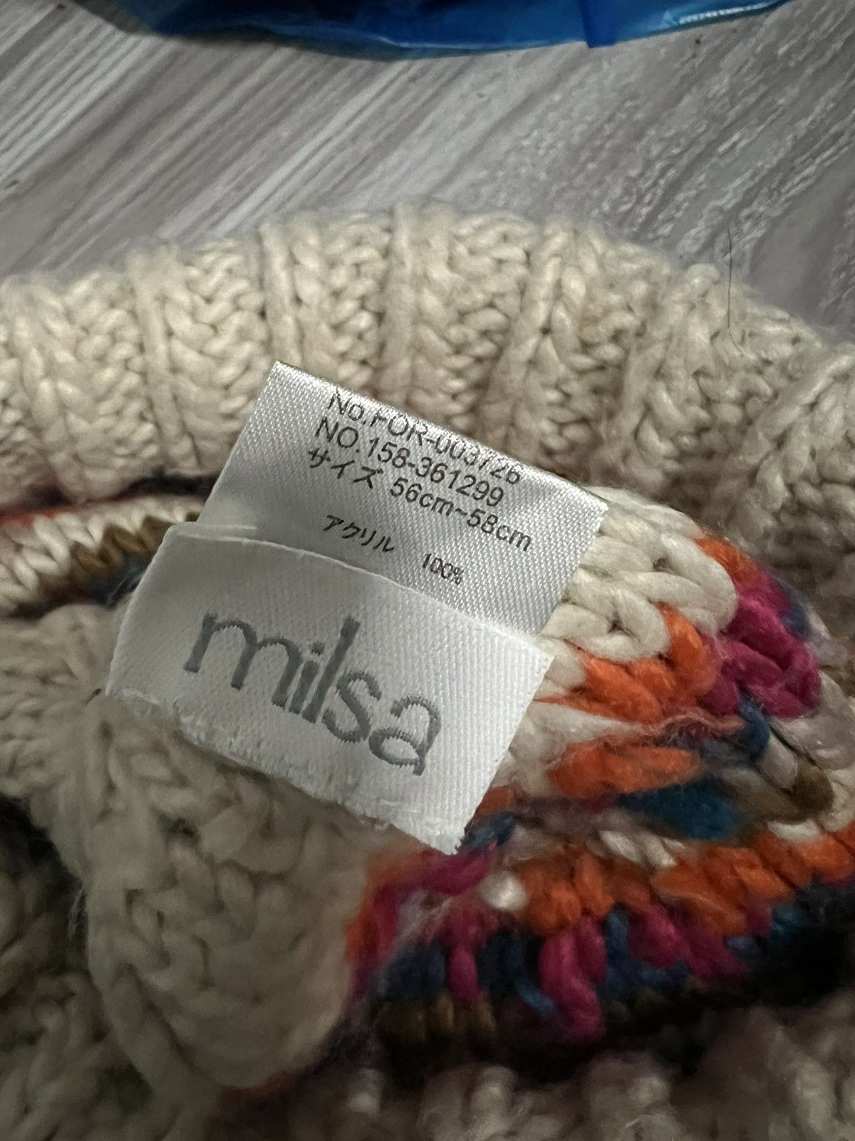 Vintage Vintage Milsa Knit Multicolour Beanie Hat Size ONE SIZE - 6 Thumbnail