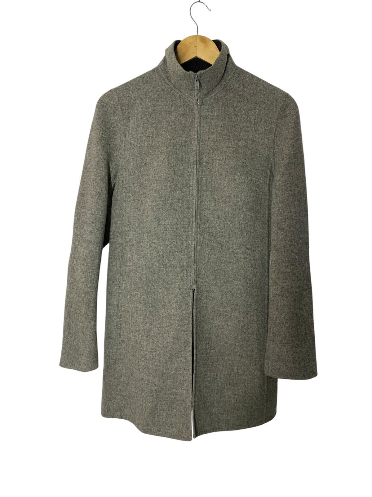 Costume National Costume National Minimalist Mid-Length Coat Made In Italy Size US S / EU 44-46 / 1 - 1 Thumbnail