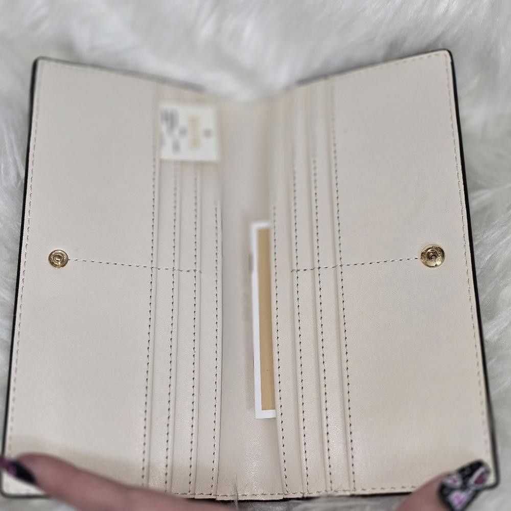 Michael Kors Michael Kors Cream Leather Wallet Size ONE SIZE - 4 Thumbnail