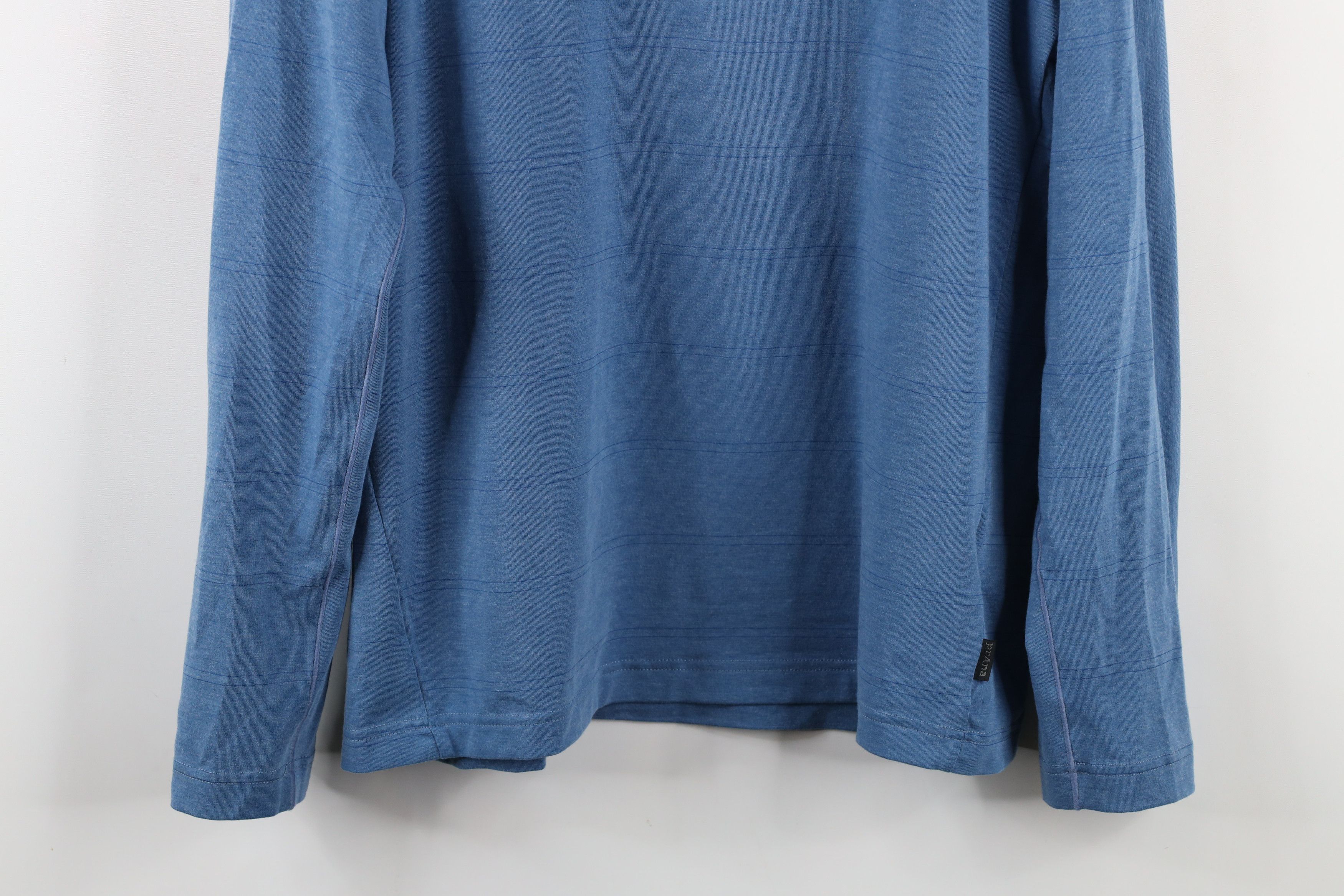 Prana × Vintage prAna Breathe Knit Half Zip Pullover Jacket Shirt Top Blue Size US M / EU 48-50 / 2 - 3 Thumbnail
