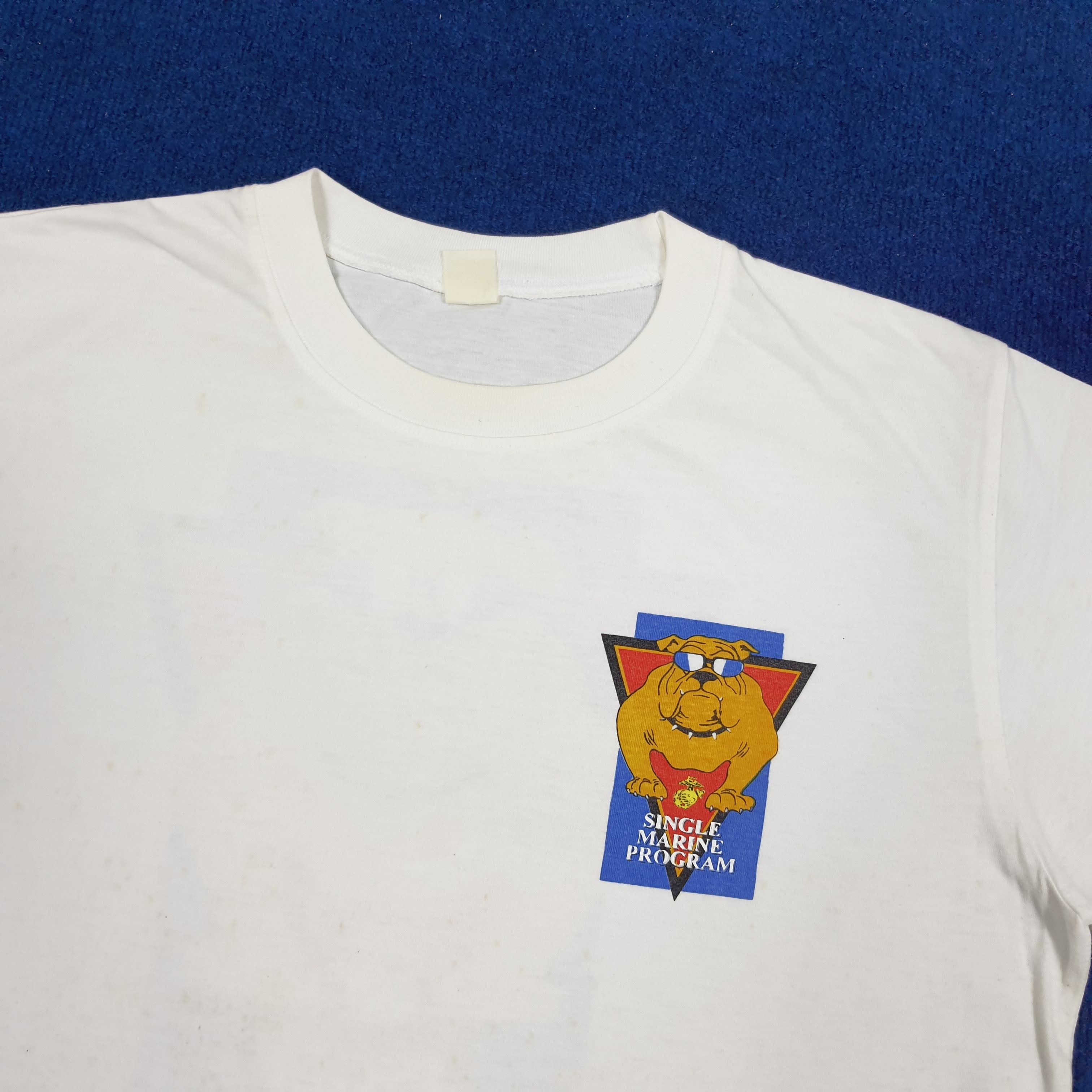 Vintage Vintage SMP Single Marine Program America Tshirt Size US XL / EU 56 / 4 - 4 Thumbnail