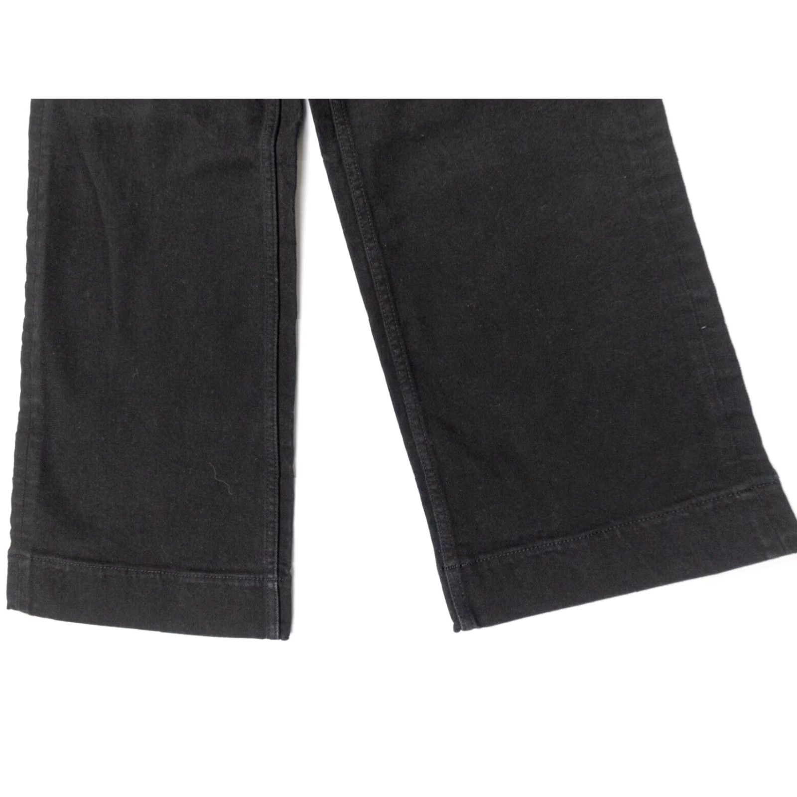 Everlane Everlane Jeans Women The Wide Leg Ankle 25 Black Cotton Denim Button Fly 5-Pocket Mens Womens Boys Girls Size 42" / US 20 - 3 Thumbnail