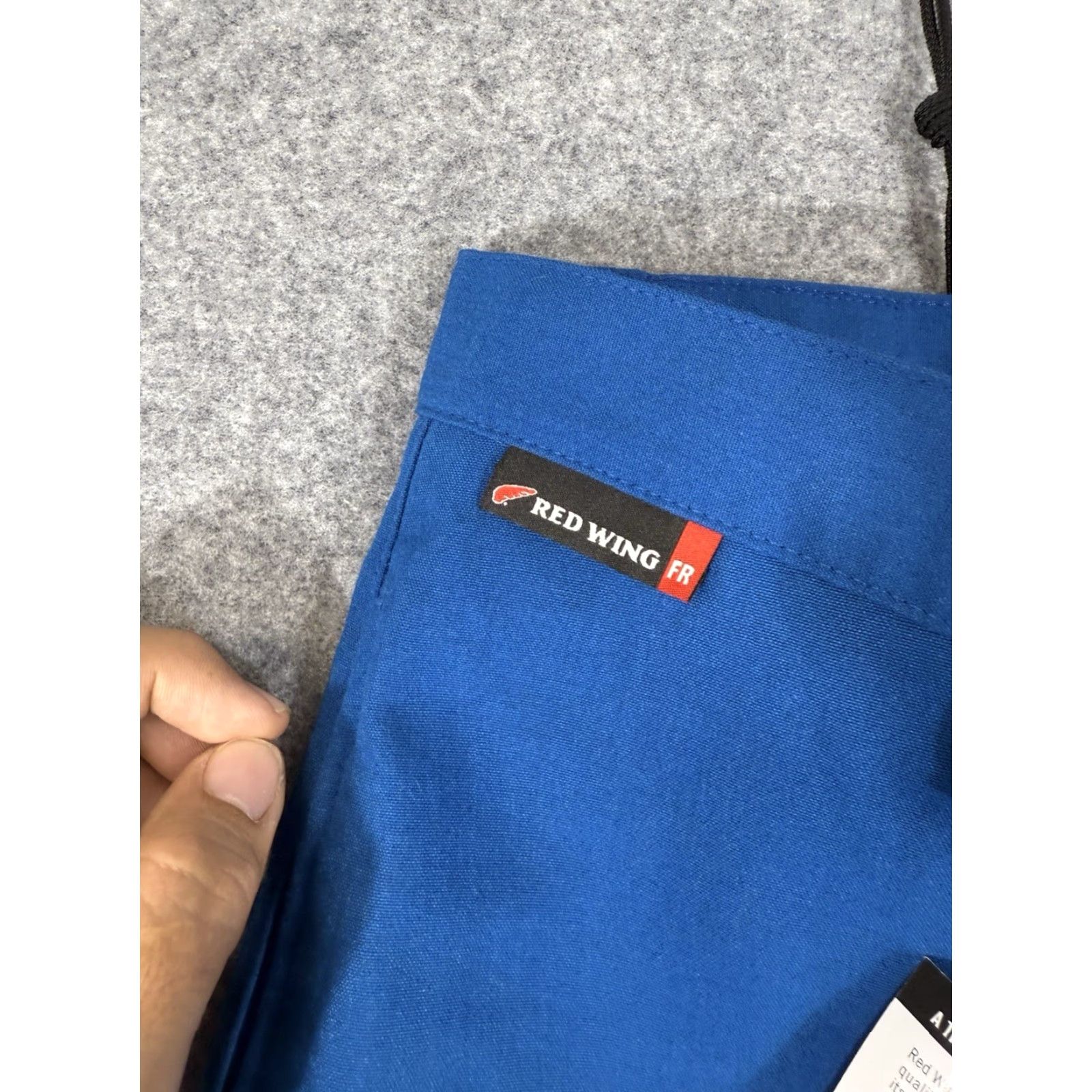 Red Wing VINTAGE? No — Final title: Red Wing Flame Resistant FR Work Wear Pants Men 34X34 Blue Reflective Stripe NWT FR Pants Mens 34x34 Blue Reflective Stripe Size US 34 / EU 50 - 6 Thumbnail