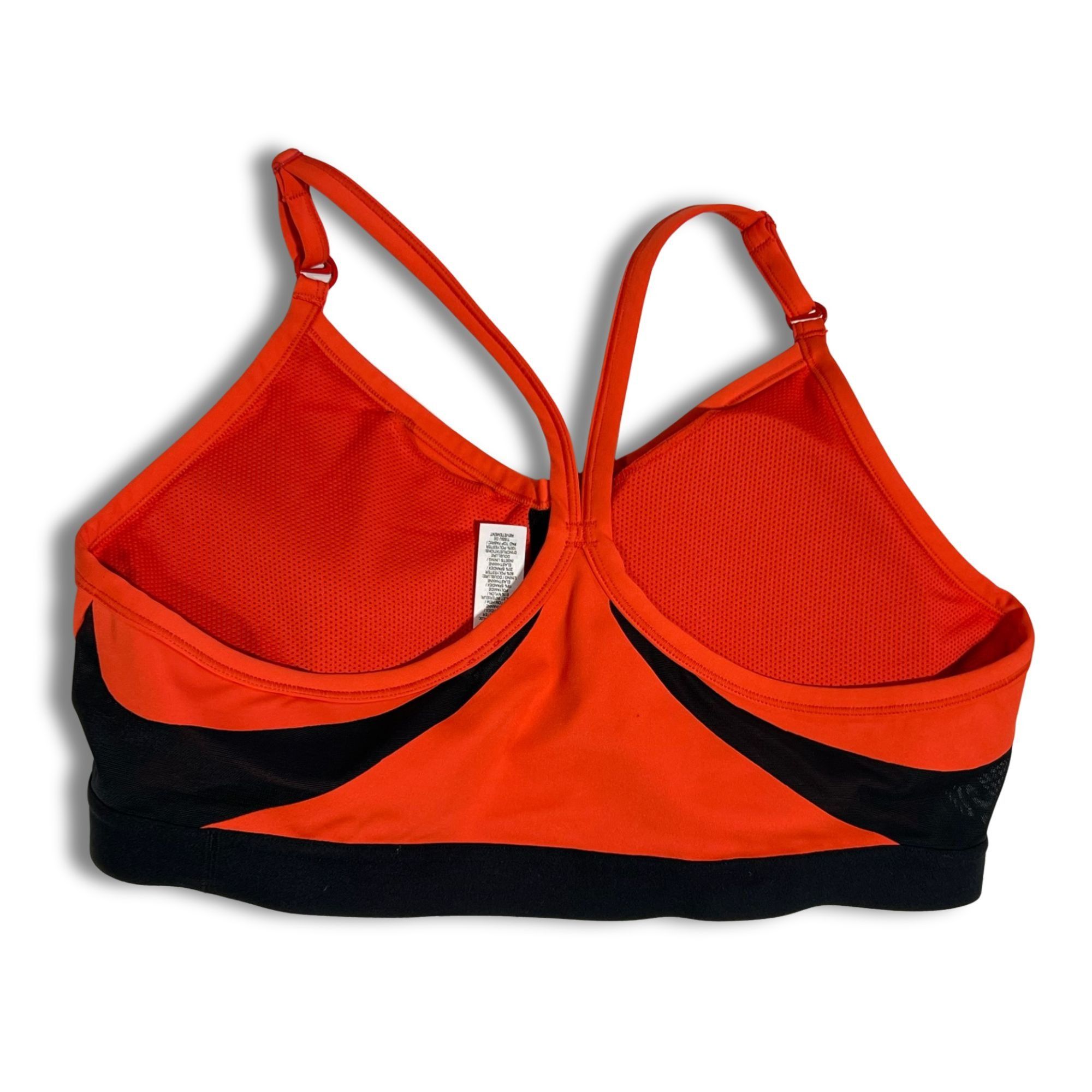 Nike NIKE Dri-FIT Sports Bra Light Support Womens XXL Orange & Bl Size ONE SIZE - 3 Thumbnail