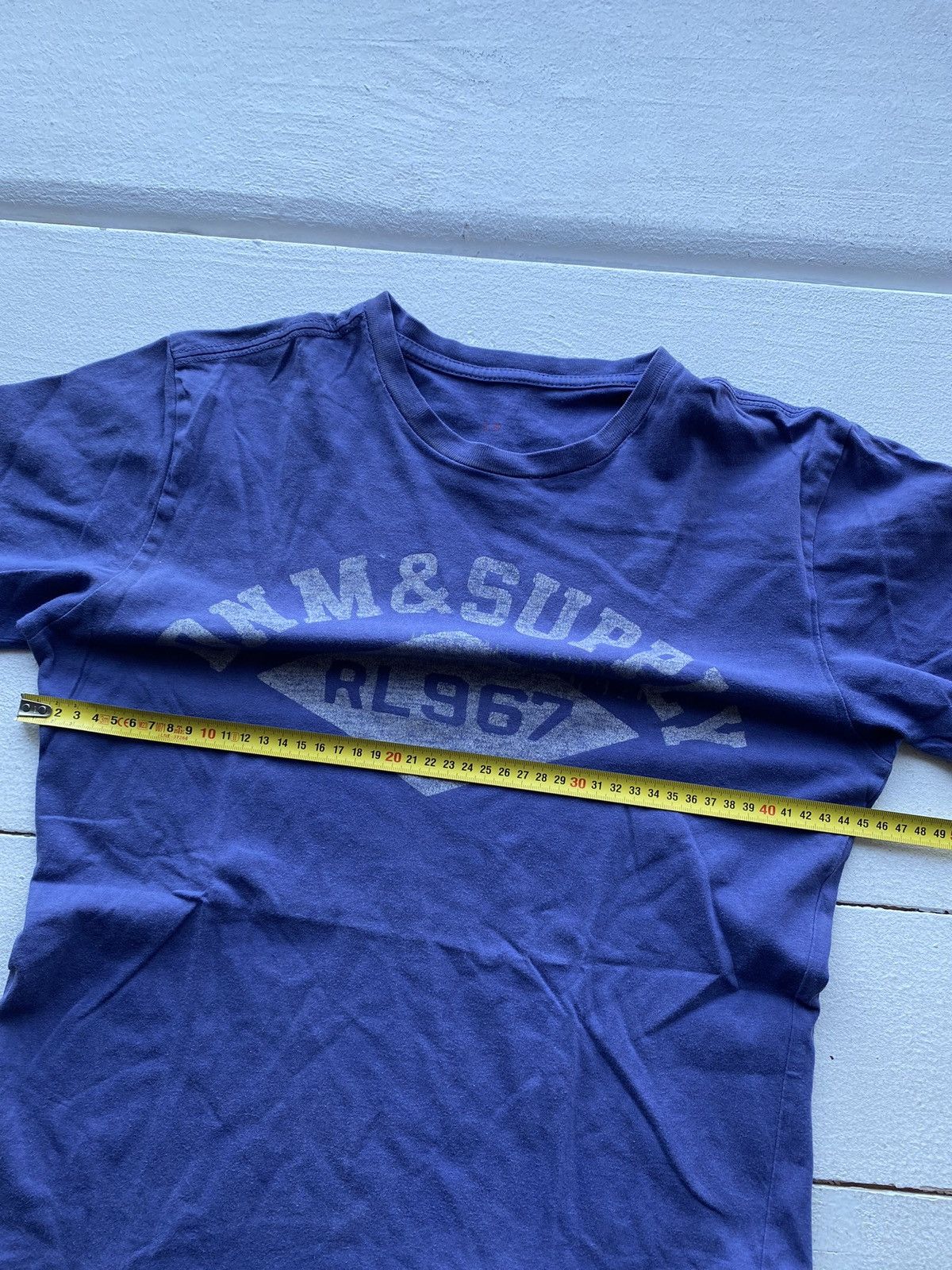 Denim & Supply Ralph Lauren × Vintage Vntg Denim Supply Ralph Lauren Sun Faded Washed Blue T Shirt Size US XS / EU 42 / 0 - 6 Thumbnail