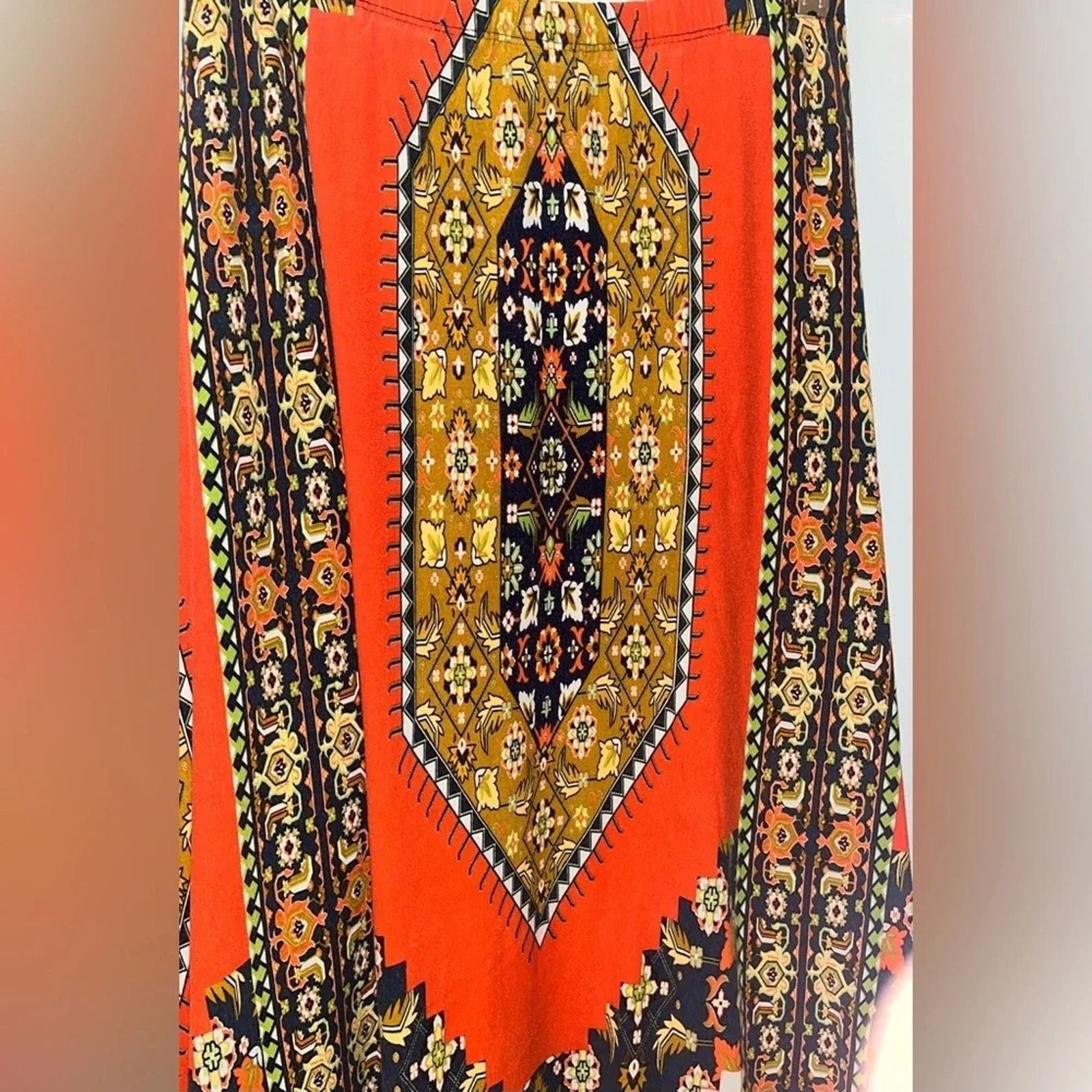 Farm Rio Farm Rio/Anthropologie maxi skirt, size XS. Boho print Size 27" / US 4 / IT 40 - 4 Thumbnail