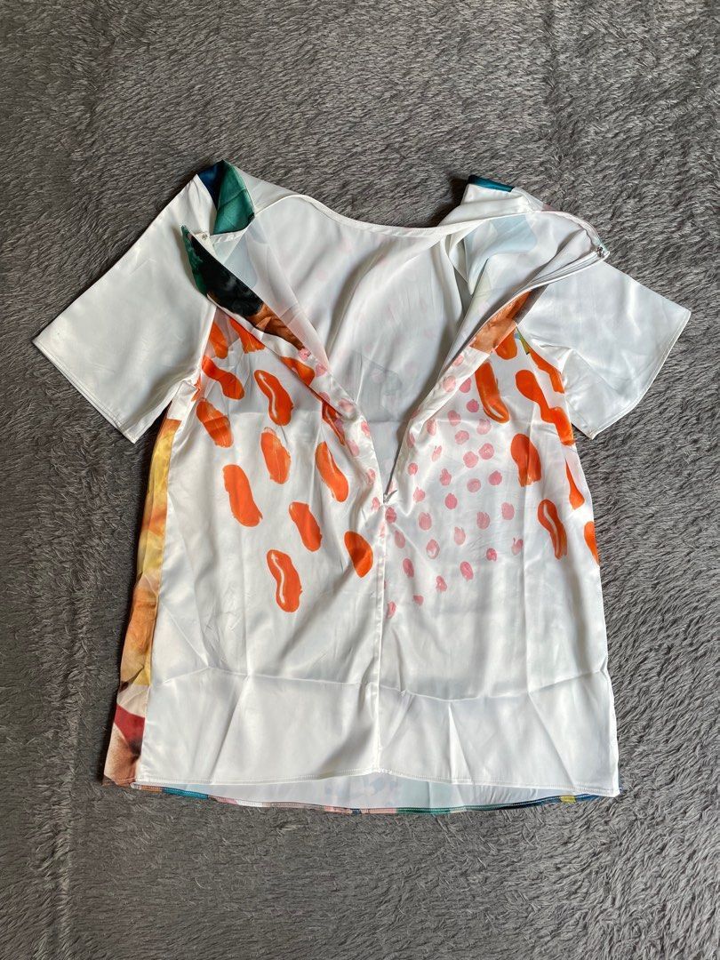 Marni Marni blouses SS19 Runway Collage Printed Drape Size M / US 6-8 / IT 42-44 - 7 Thumbnail