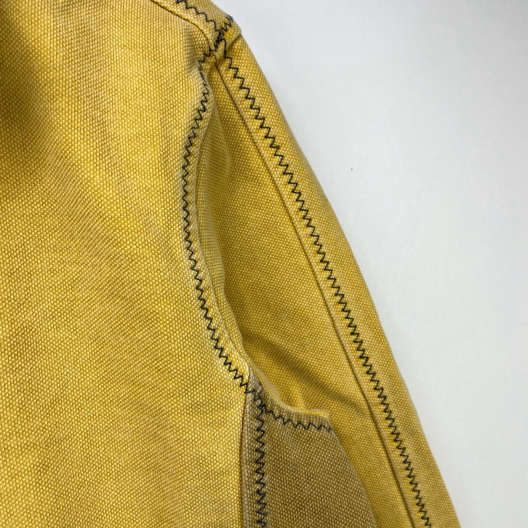 FatFace Fat Face Airlie Quarter Zip Sweater Mens Small Cotton Jumper Yellow Size US S / EU 44-46 / 1 - 7 Thumbnail