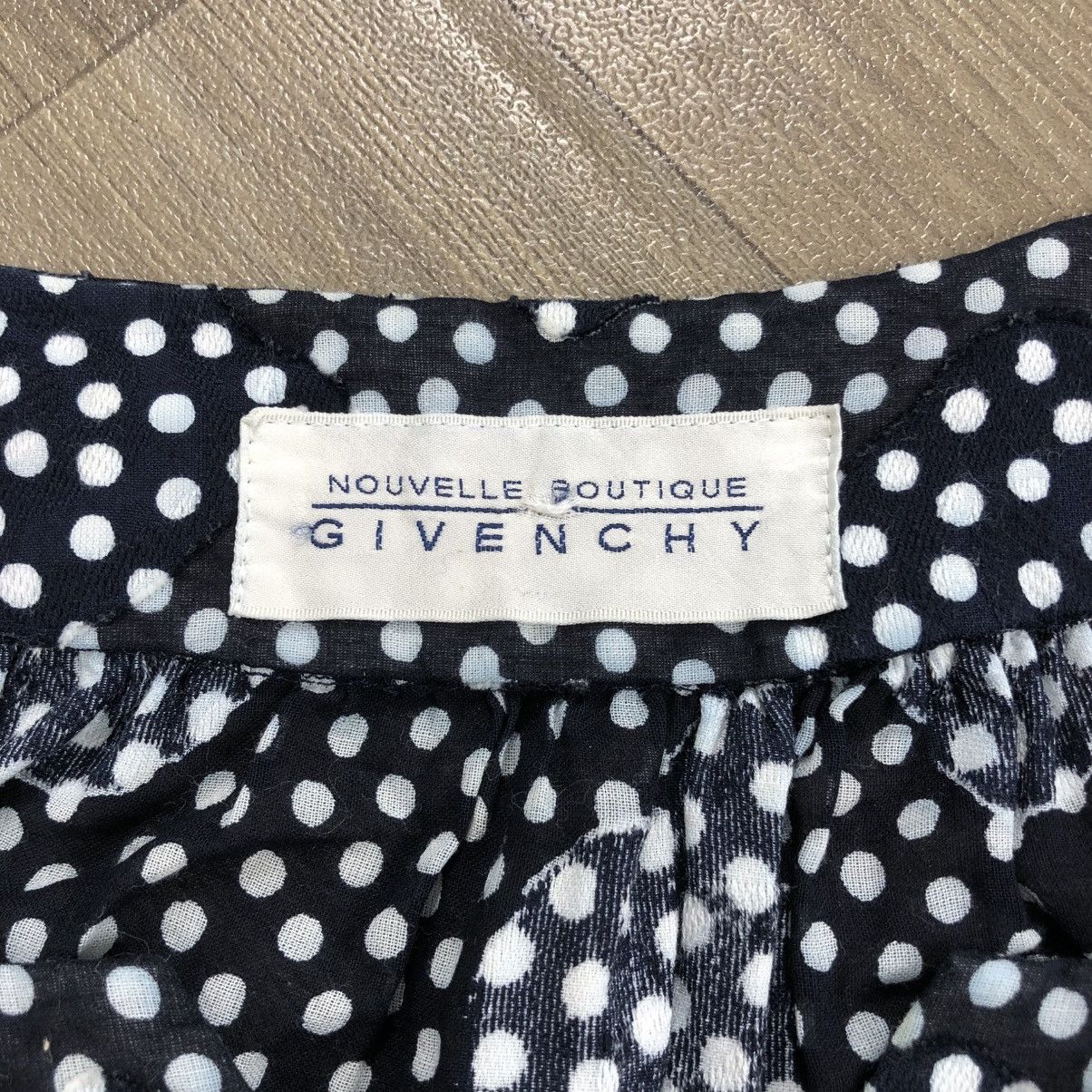 Givenchy × Vintage Vintage Givenchy Nouvelle Boutique Polkadot Button Up Shirt Size M / US 6-8 / IT 42-44 - 4 Thumbnail