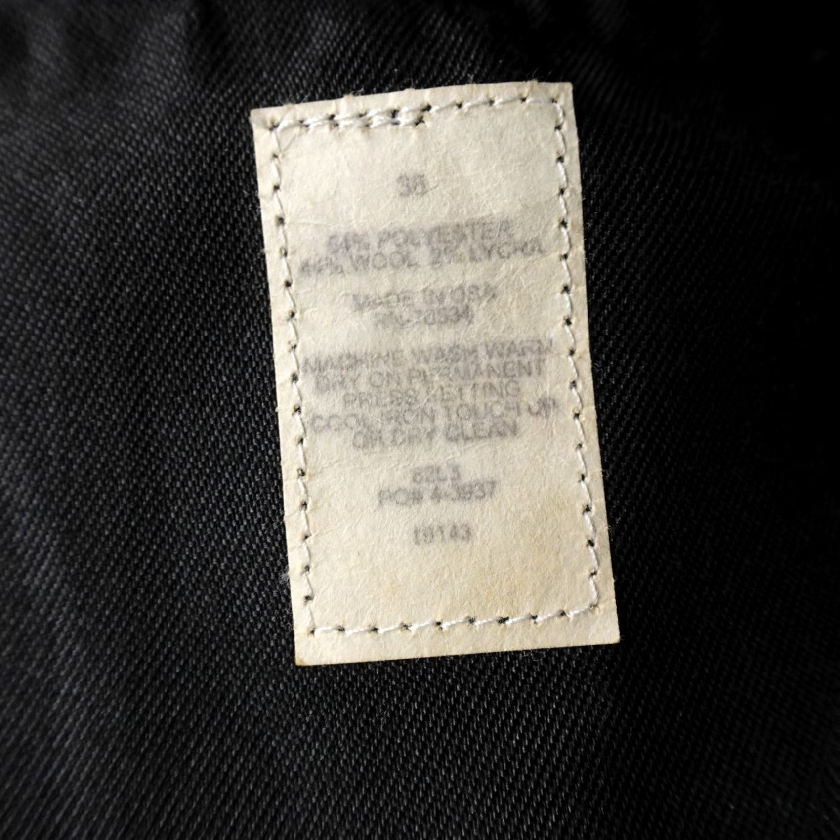 Orvis Orvis Pants Mens 36X32 Black Wool Tweed Dress Slacks Flat Front USA VTG Size US 36 / EU 52 - 7 Thumbnail