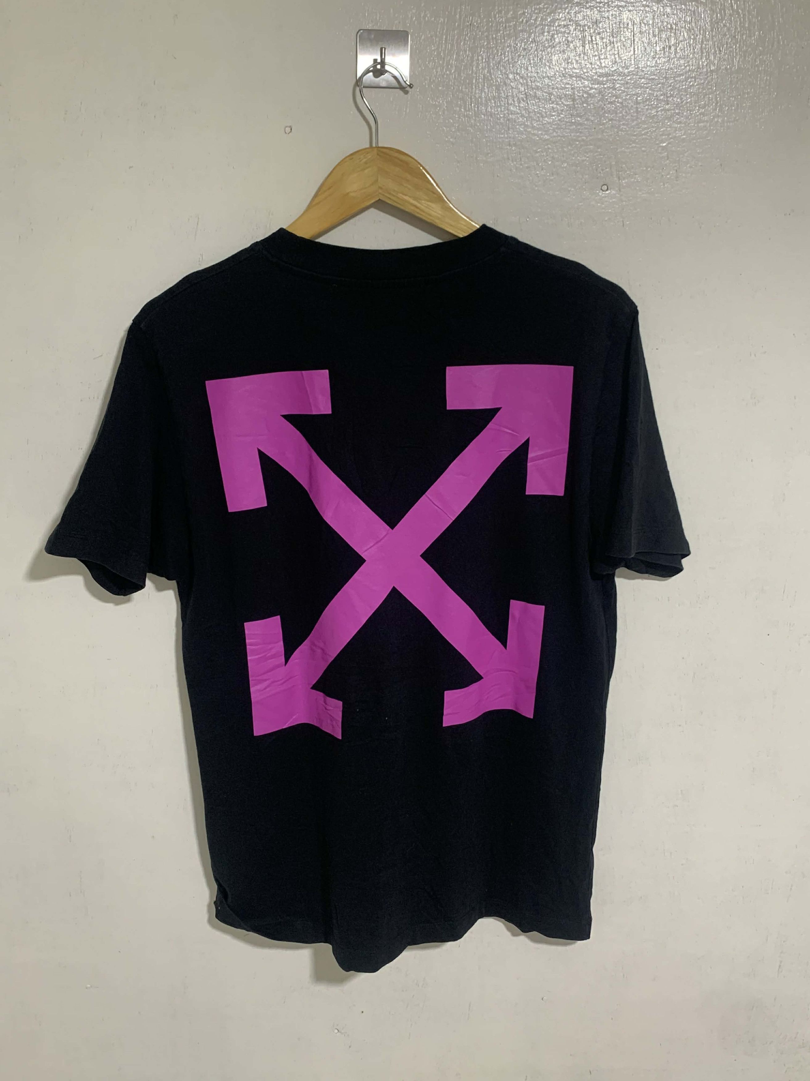 Off-White OFF-WHITE Arrow Caravaggio St Fran Slim Tee Black Size US S / EU 44-46 / 1 - 2 Thumbnail