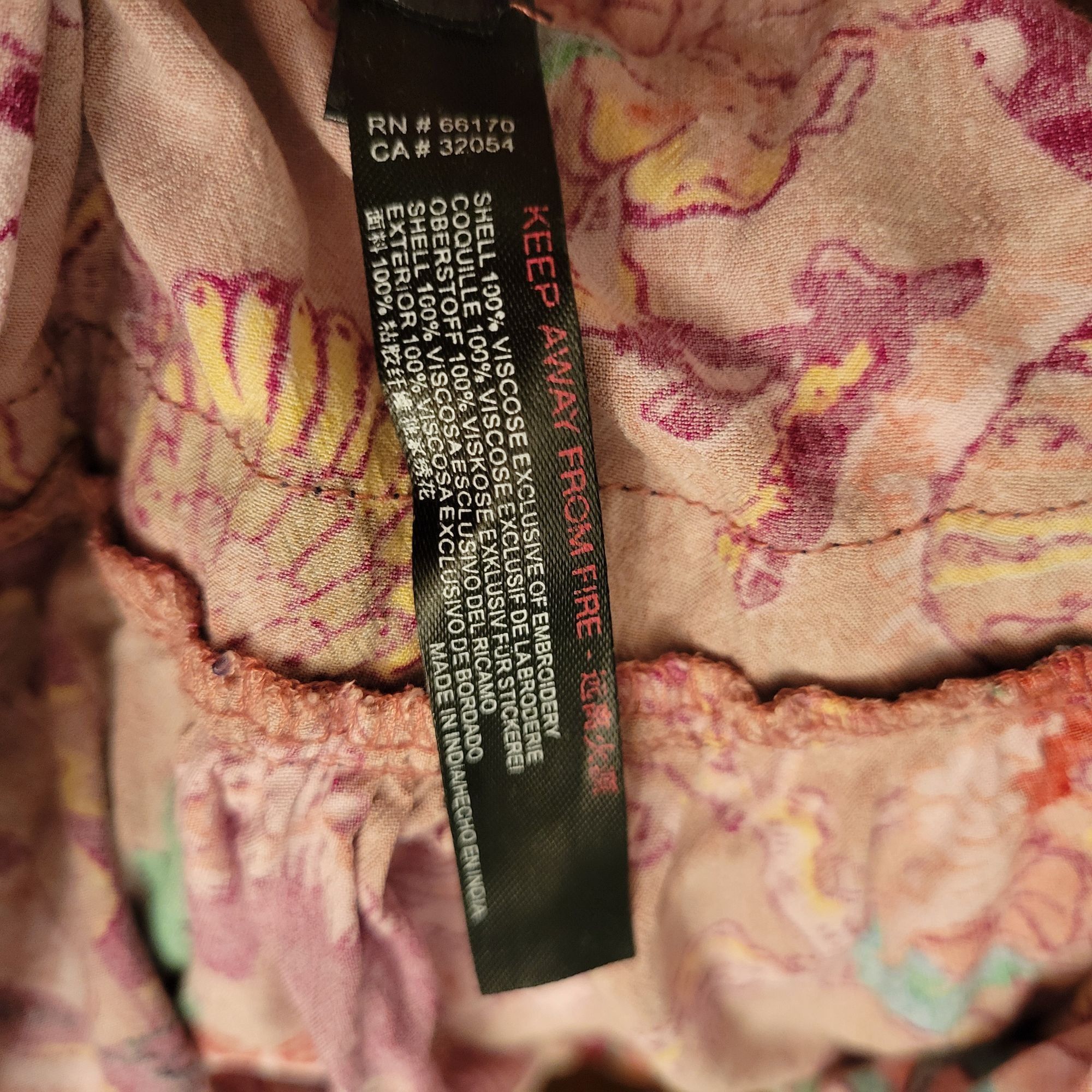 Anthropologie Anthropologie M Bohemian Floral Maxi Dress Flutter Sleeves V Size M / US 6-8 / IT 42-44 - 10 Thumbnail