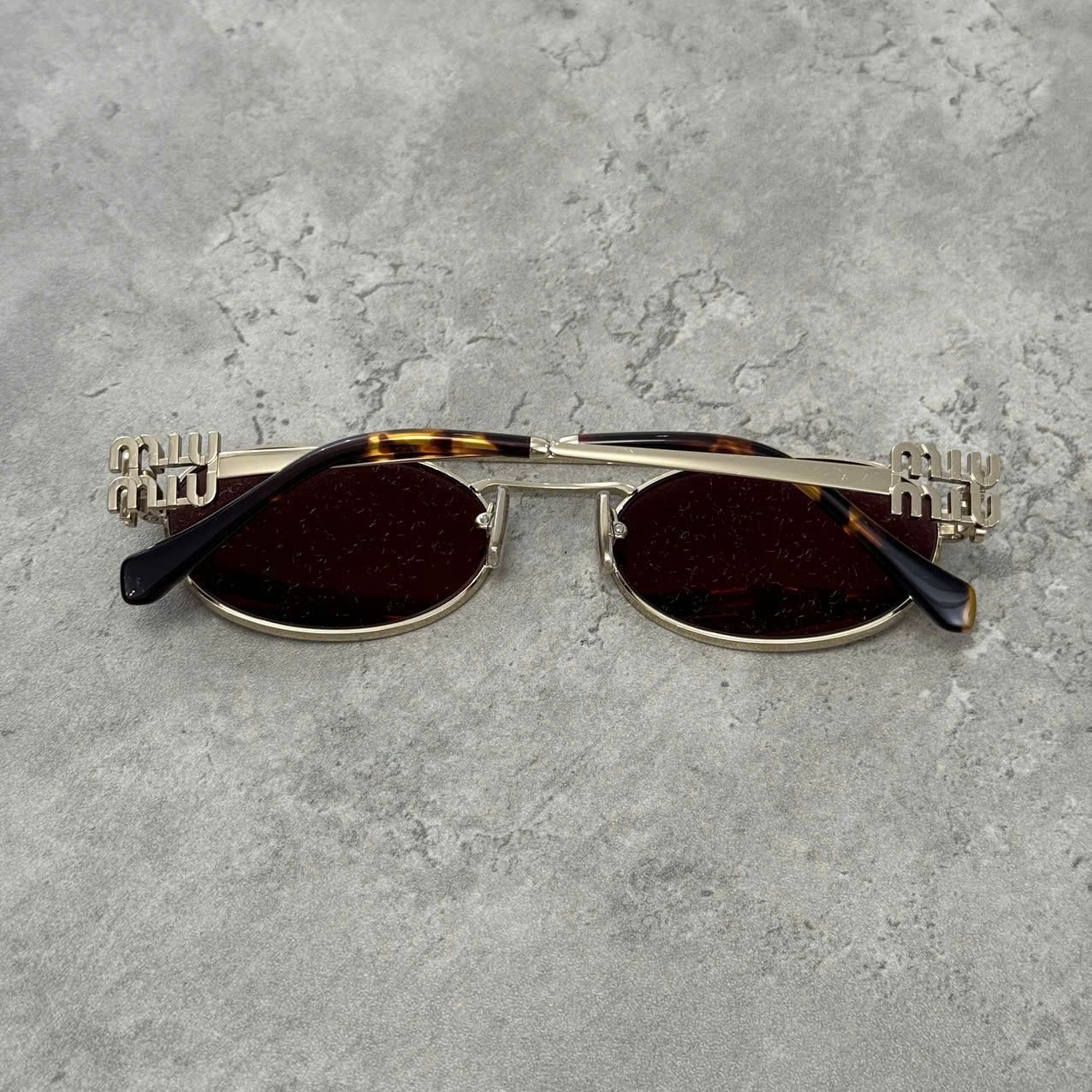 Miu Miu MIU MIU MU 54ZS ZVN70D Sunglasses Size ONE SIZE - 2 Thumbnail