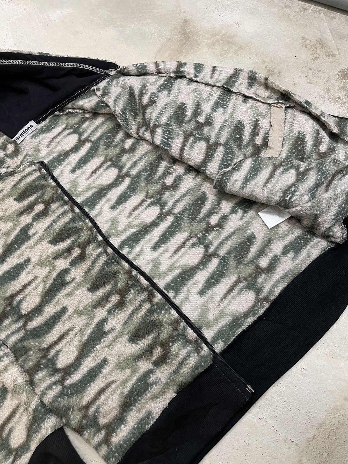 Japanese Brand Sirmione Army Digital Cropped Fleece Jacket Size US XXS / EU 40 - 10 Thumbnail