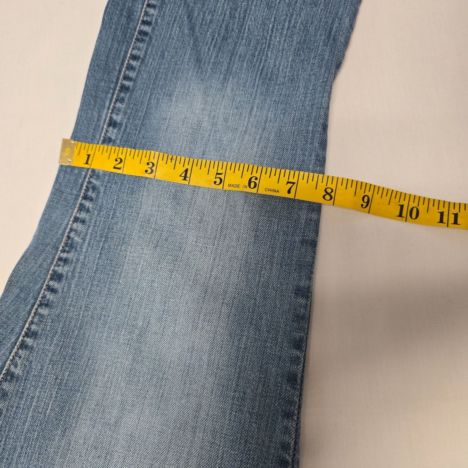 Naked & Famous St. John's Bay Women's Bootcut Jeans 6 Blue Denim Mid Rise Size 28" / US 6 / IT 42 - 14 Thumbnail