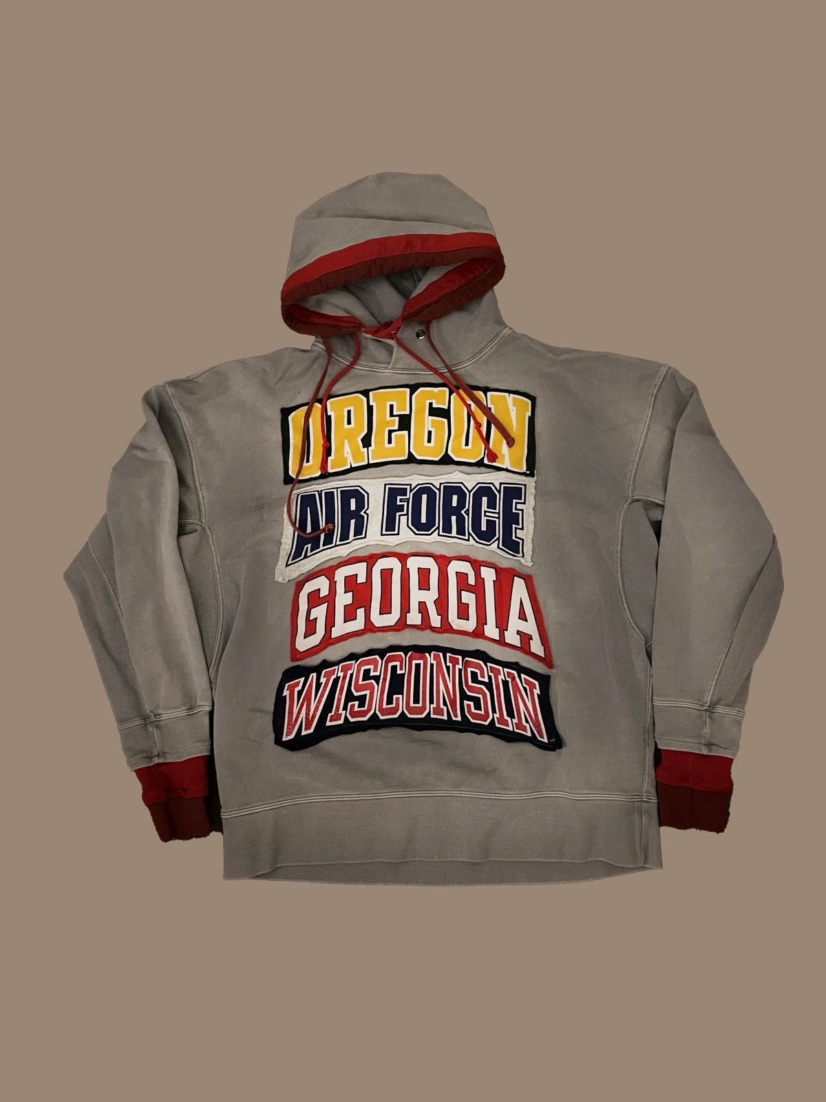 Vintage Quad Collegiate Logo Custom Hoodie Size US XL / EU 56 / 4 - 1 Thumbnail