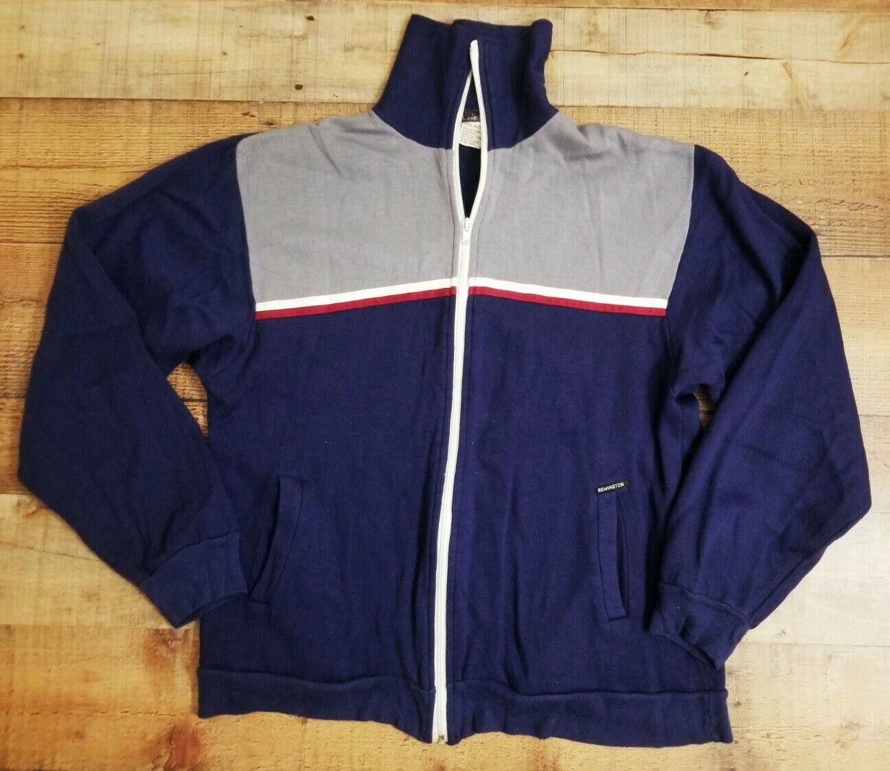 Designer Remington Sweater Large Vintage Track Jacket Zip Up Size US L / EU 52-54 / 3 - 1 Thumbnail