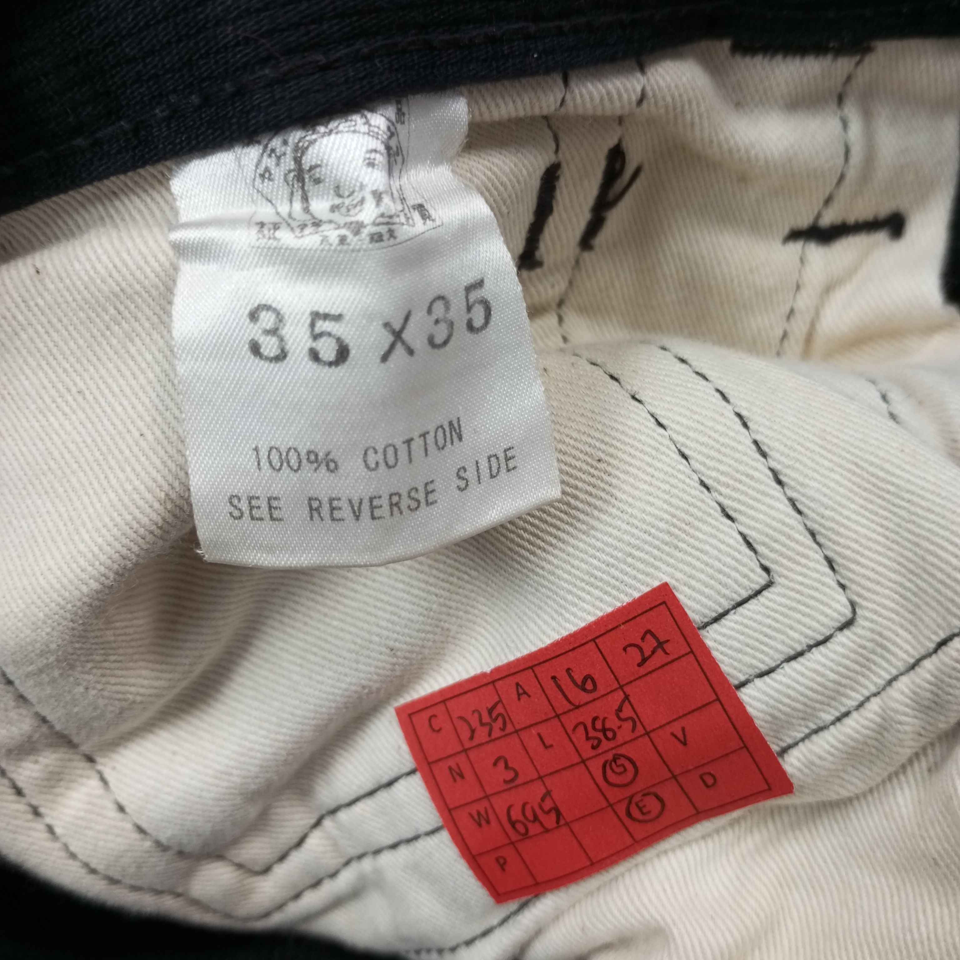 Japanese Brand Evisu Japanese Brand Custom Daicock Pants c235n3 Size US 32 / EU 48 - 12 Thumbnail