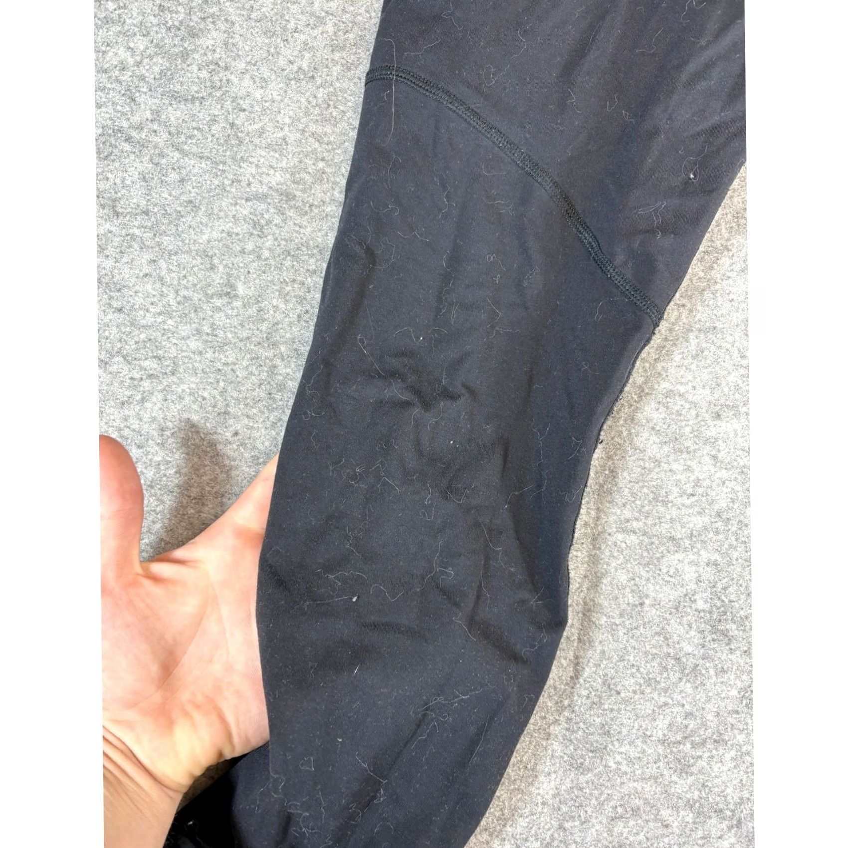 Lululemon VINTAGE Lululemon Leggings Women S Black Performance Yoga Gym Fitness Workout Cropped Regular Pull On Size 28" / US 6 / IT 42 - 2 Thumbnail