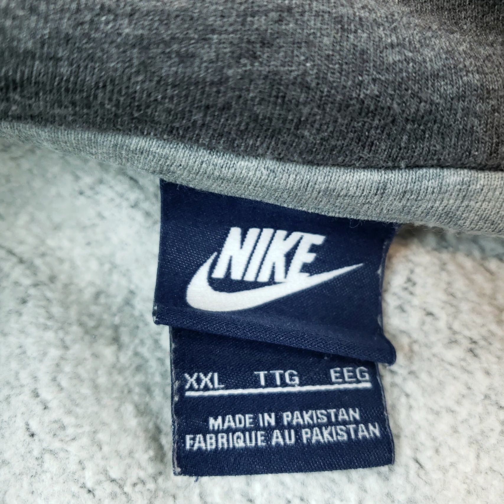 Nike Nike Mens Hooded Sweatshirt Gray XXL 2XL Long Sleeve Casual Pullover Size US XXL / EU 58 / 5 - 6 Thumbnail