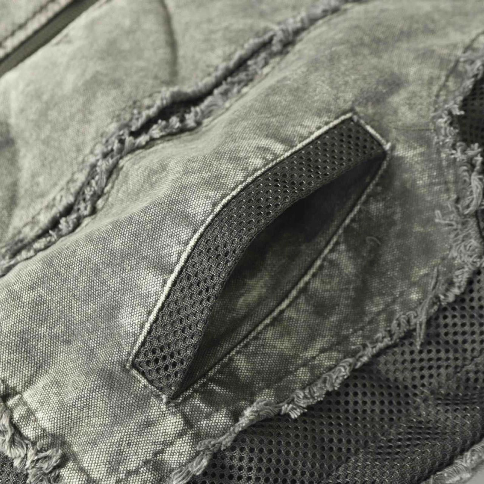 Japanese Brand Textured Patchwork Bomber Jacket, Casual Outerwear Size US M / EU 48-50 / 2 - 2 Thumbnail