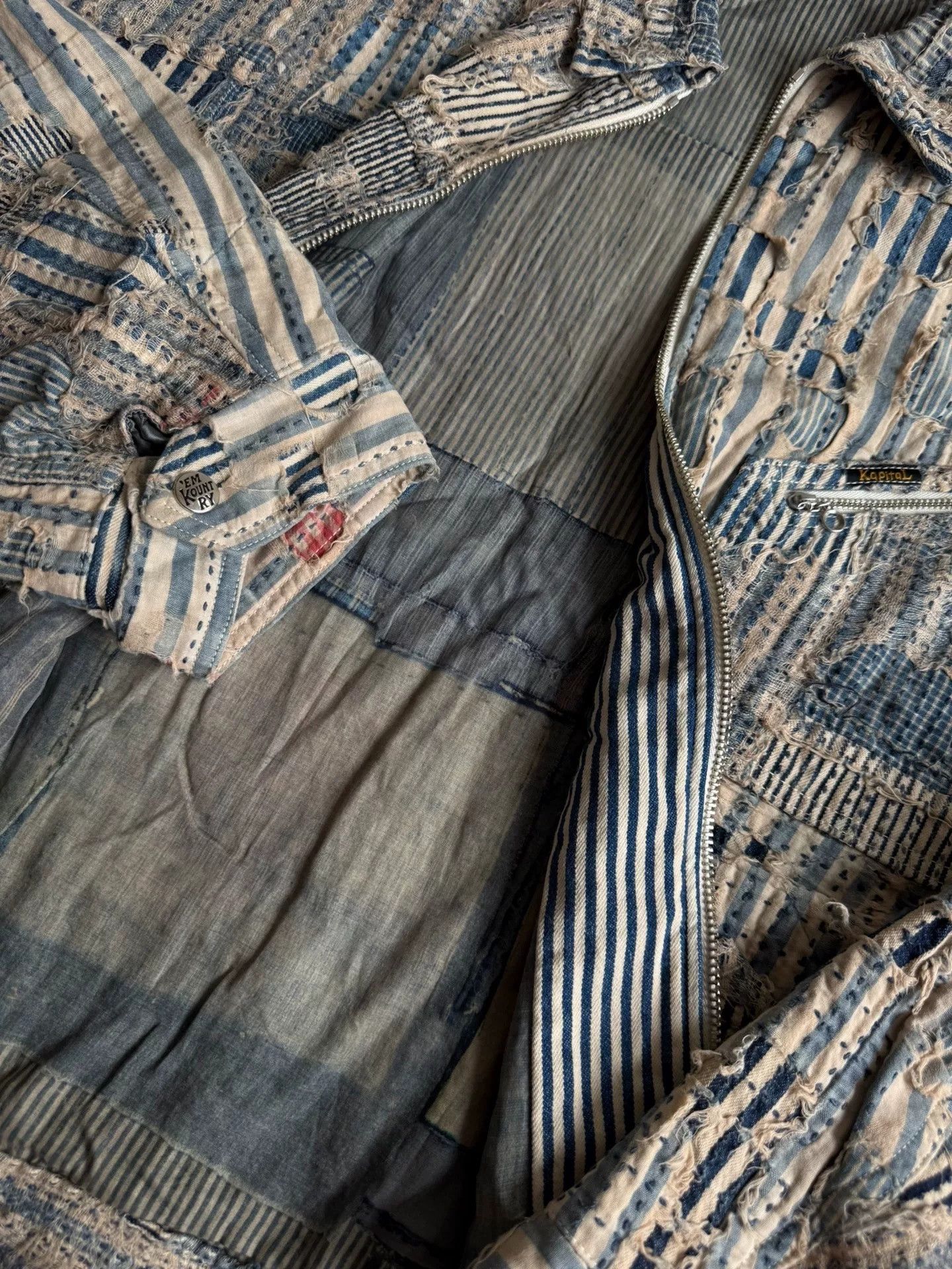 Kapital Kapital 25SS Liberty Boro Zip Jacket Size US XL / EU 56 / 4 - 8 Thumbnail