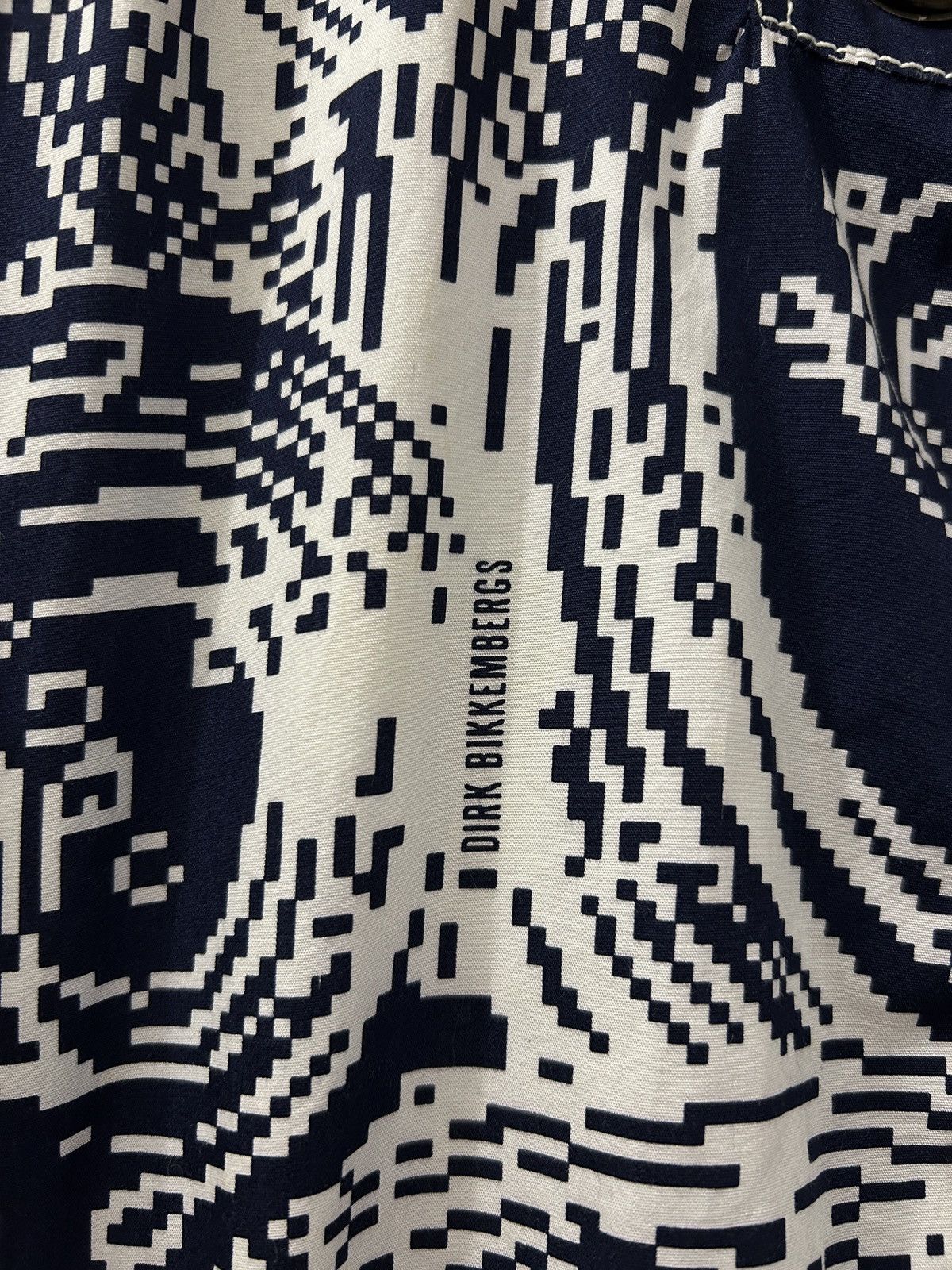 Dirk Bikkembergs Dirk Bikkembergs SS 1997 pixel wave cropped hooded blouson Size US M / EU 48-50 / 2 - 10 Thumbnail