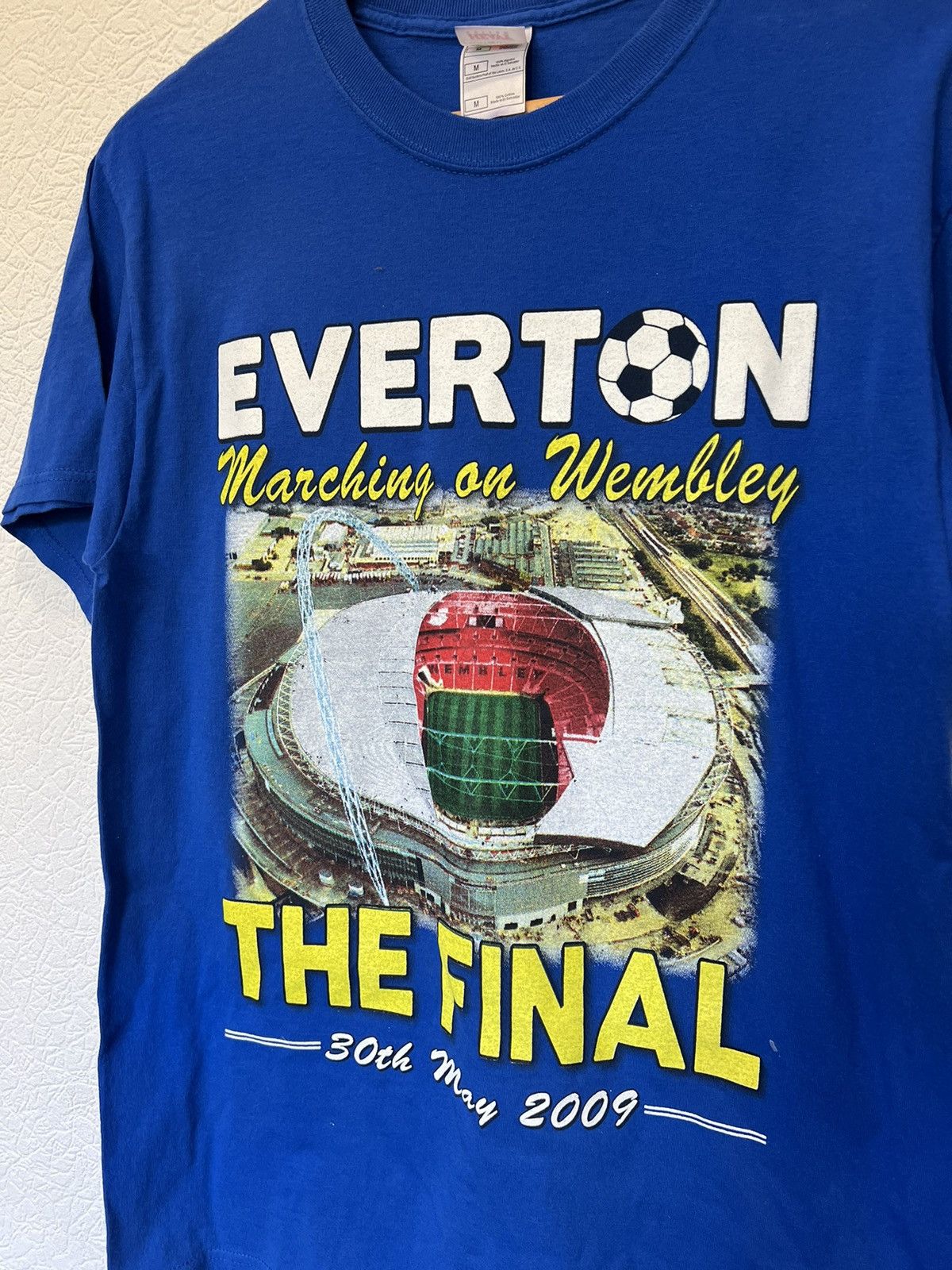 Vintage Vintage Everton Humor T Shirt Final 2009 Size US M / EU 48-50 / 2 - 2 Thumbnail