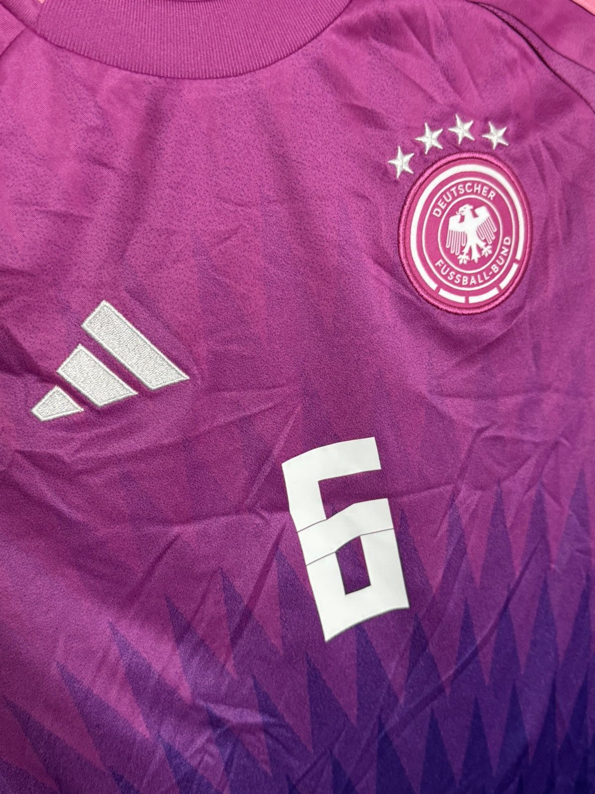 Adidas KIDS New Germany 2024 Away Kimmich Football Jersey T-Shirt Size US XS / EU 42 / 0 - 4 Thumbnail