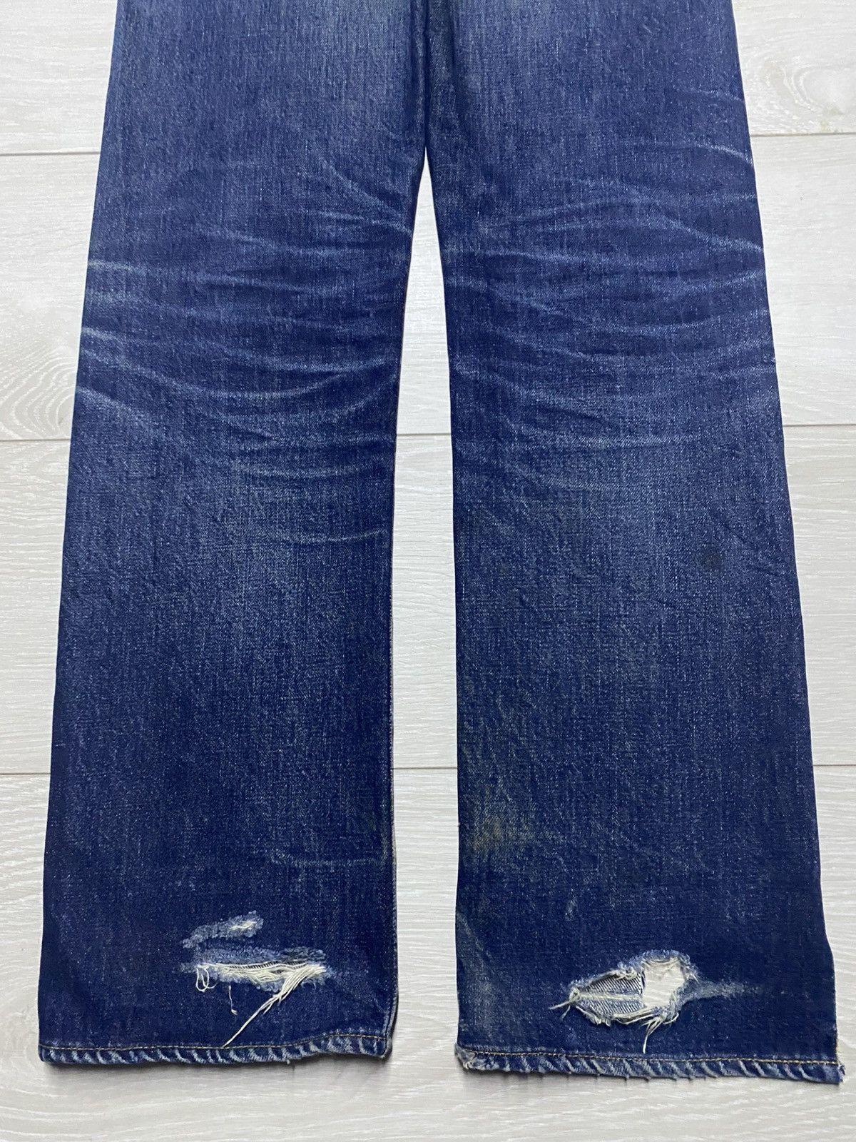 Japanese Brand Vintage Orange Helmet Dic Union Made Selvedge Jeans Size US 26 / EU 42 - 6 Thumbnail