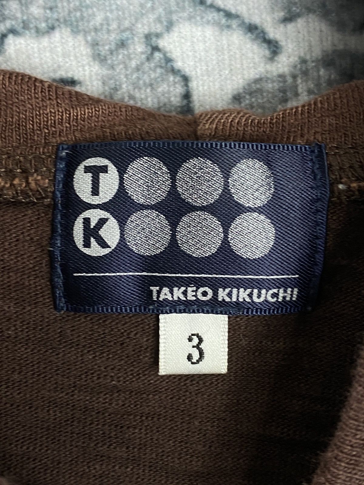 Takeo Kikuchi Vintage Takeo Kikuchi Short Sleeve Hoodies Size US L / EU 52-54 / 3 - 5 Thumbnail