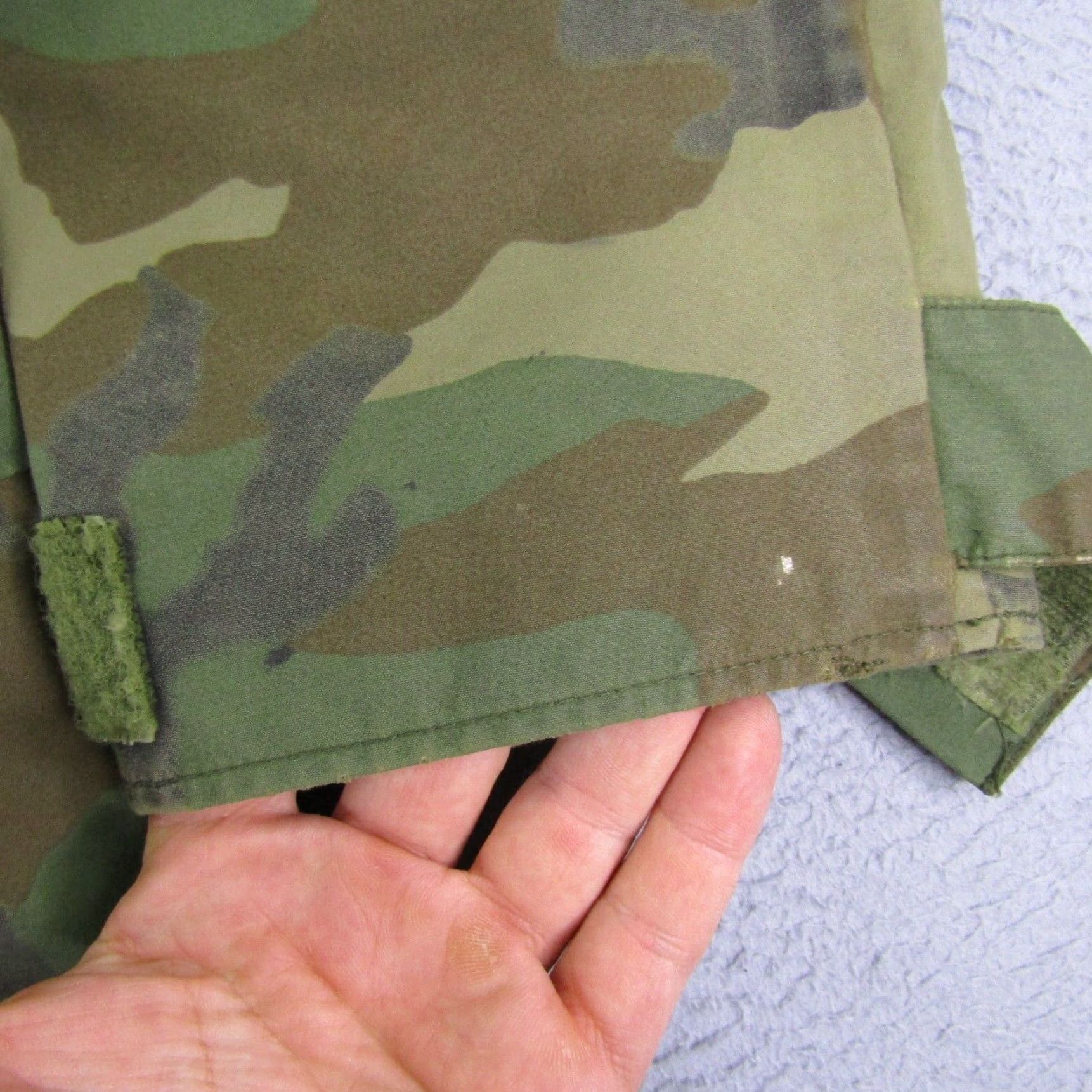 Vintage VINTAGE US Army Cold Weather Field Jacket Camo Medium Long Green Woodland 90s Mens Size US M / EU 48-50 / 2 - 6 Thumbnail