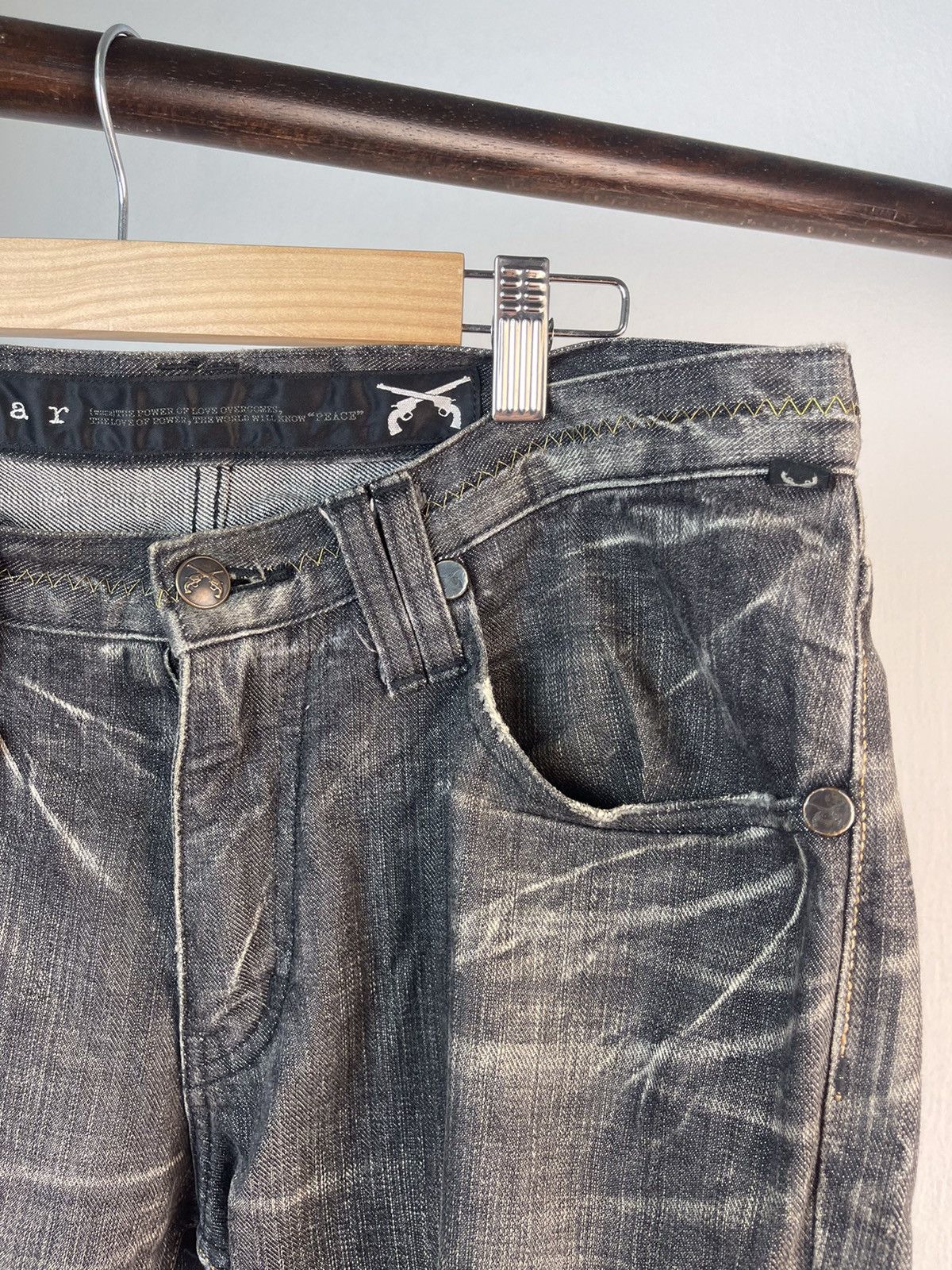 Roar Roar Japan knee damage Denim Pants Size US 34 / EU 50 - 9 Thumbnail