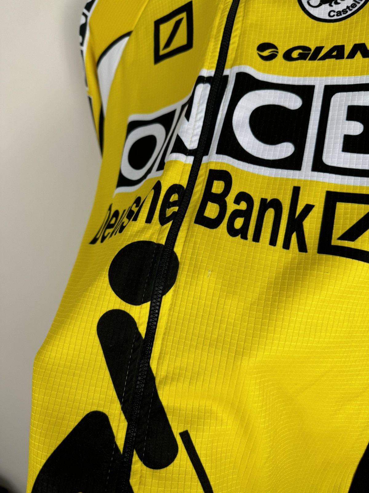 Vintage CASTELLI 🦂 Vintage ONCE Deutsche Bank Cycling Jersey Size US L / EU 52-54 / 3 - 4 Thumbnail